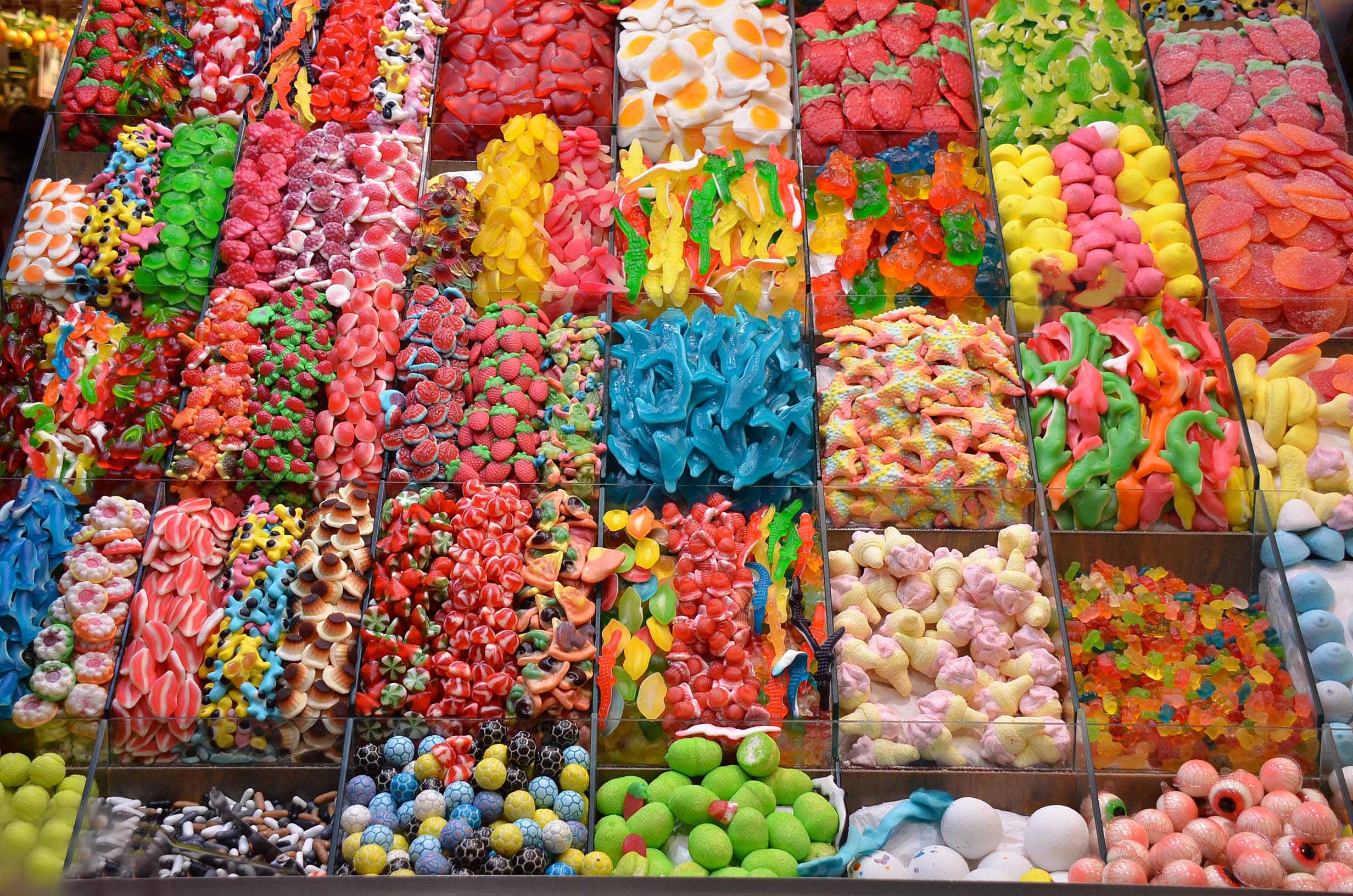 colorful, food, candy, colors, shop, store 8K