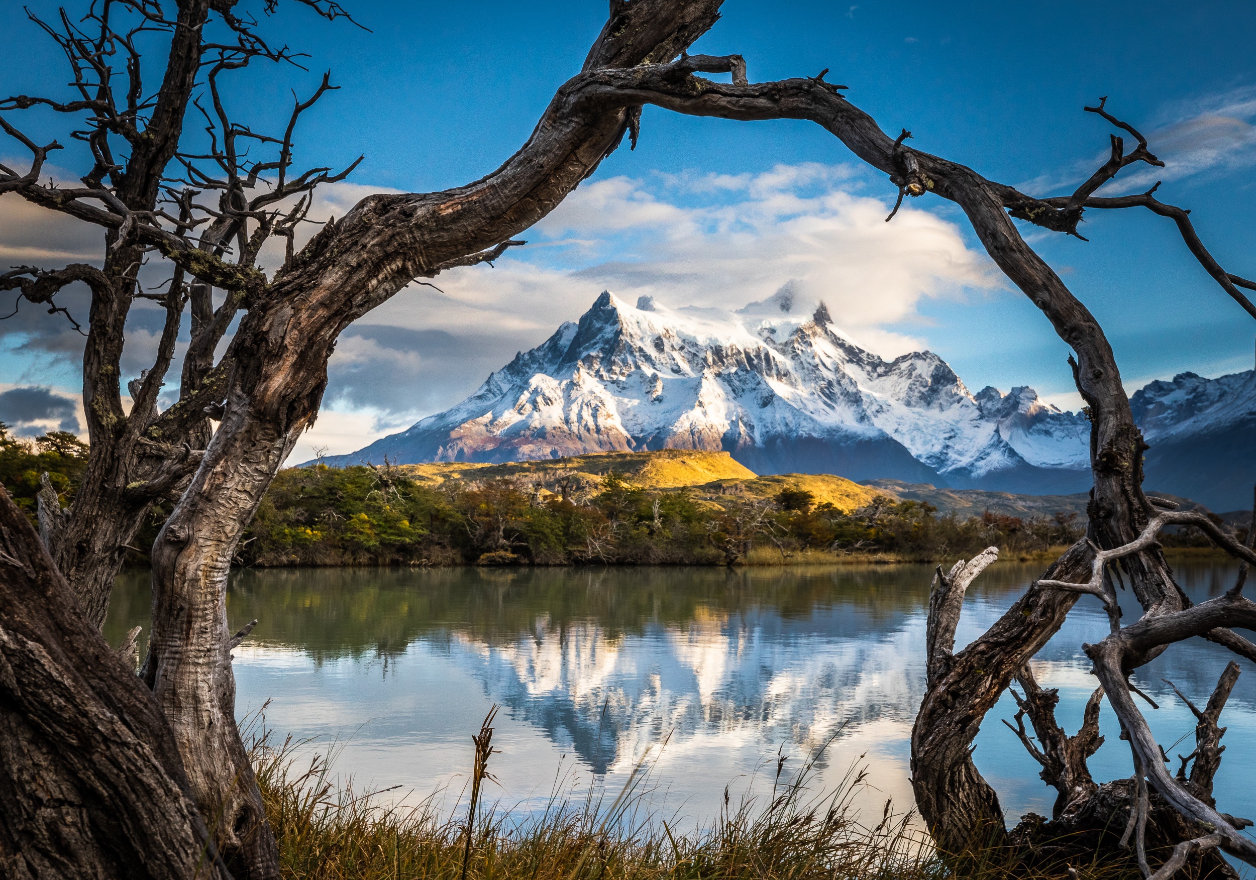488088 télécharger le fond d'écran terre/nature, lac, montagne, la nature, patagonie, réflection, des lacs - économiseurs d'écran et images gratuitement