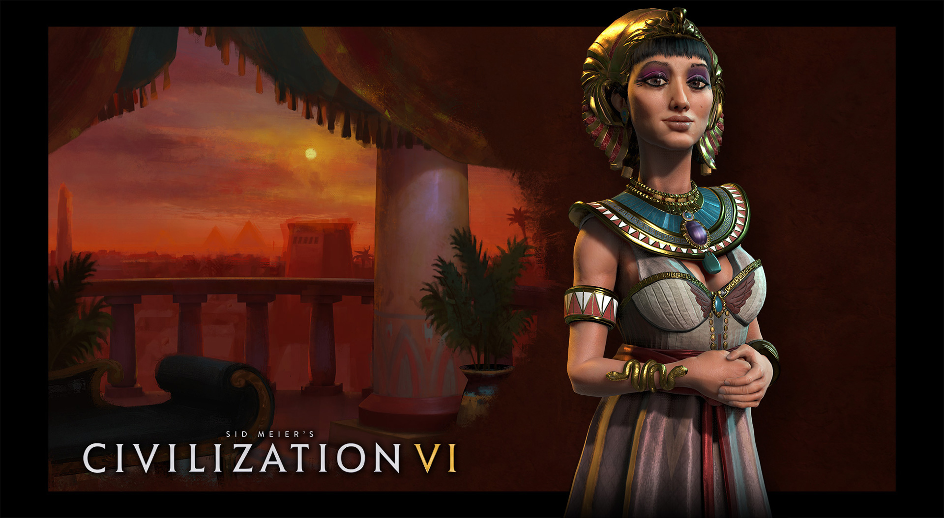 386106 скачать обои видеоигры, цивилизация vi, клеопатра, египет, цивилизация - заставки и картинки бесплатно