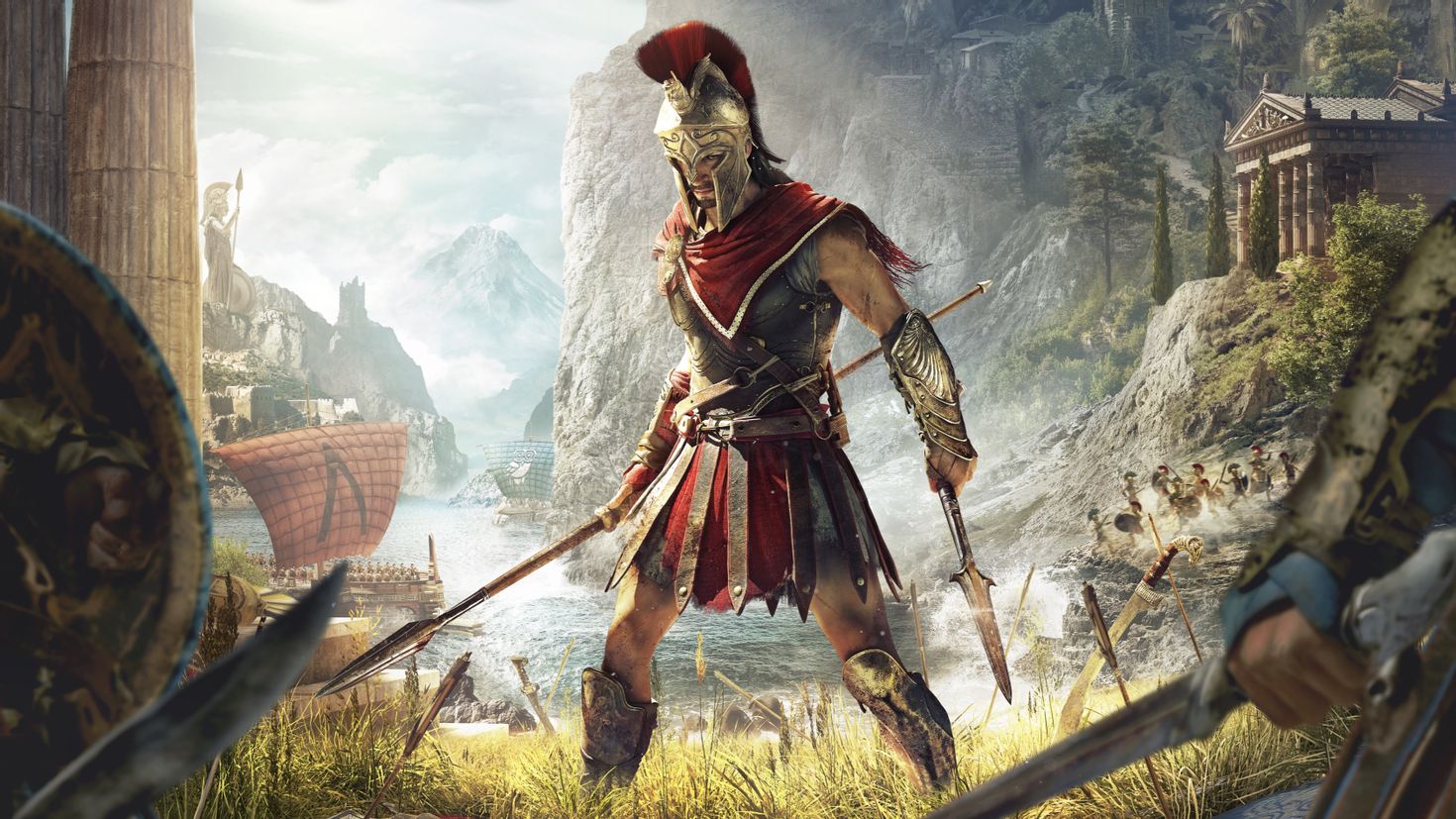 Odyssey gaming. Assassin’s Creed Odyssey. Игровые обои. Обои на ПК игровые. Обои на рабочий стол игры.