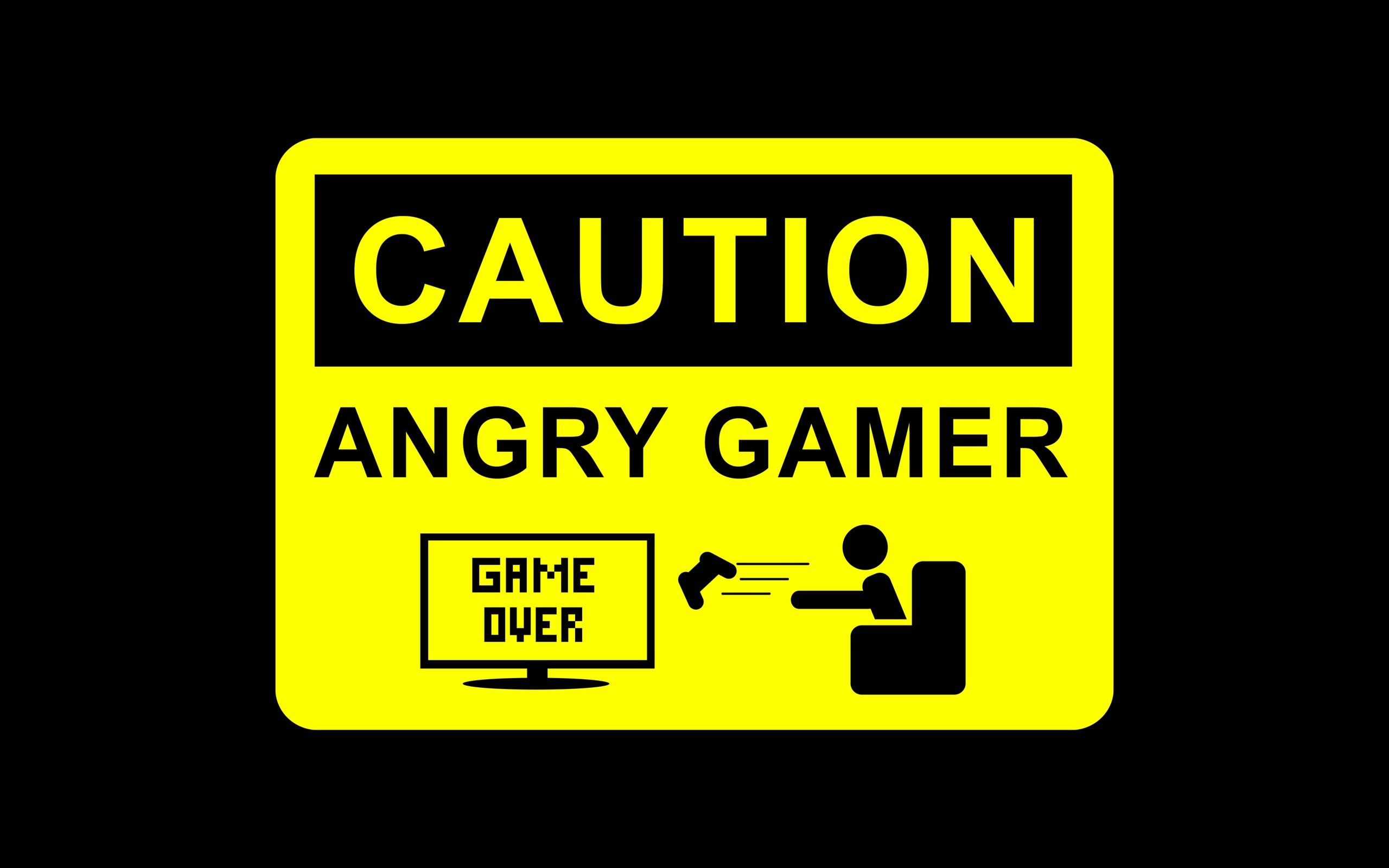 android caution, humor, video game