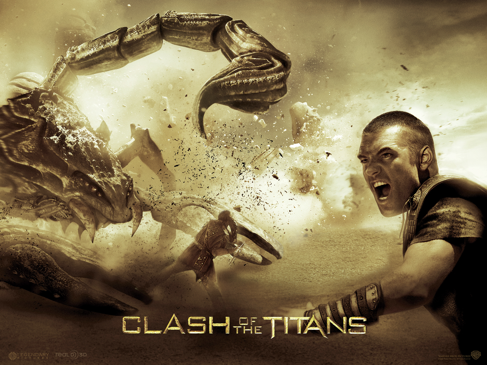 cinema, scorpions, clash of the titans, yellow Phone Background