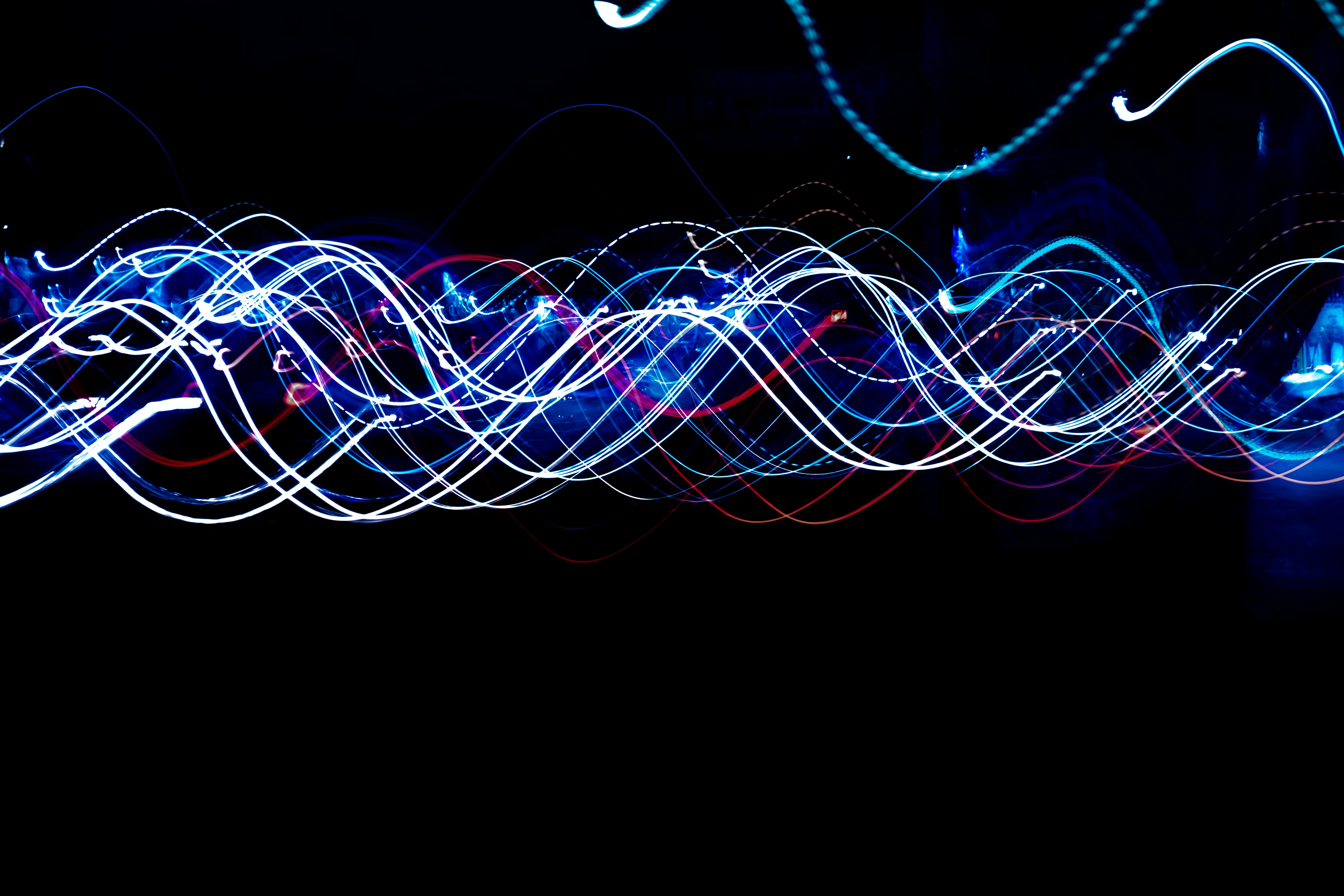 Free download wallpaper Abstract, Shine, Light, Long Exposure, Freezelight, Lines, Glow on your PC desktop