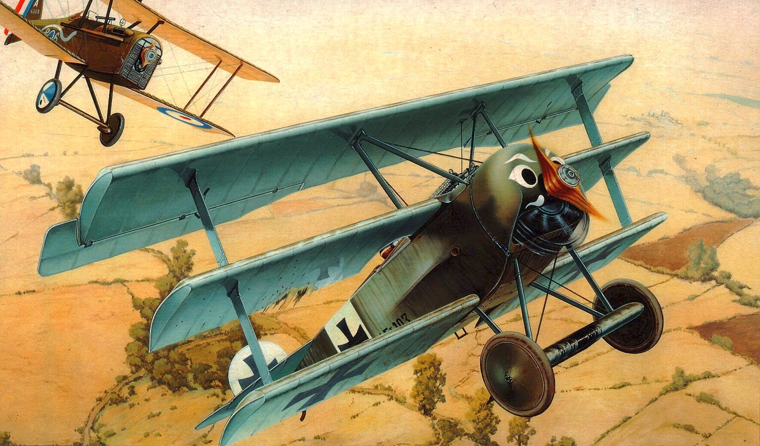 Самолет Фоккер 1914