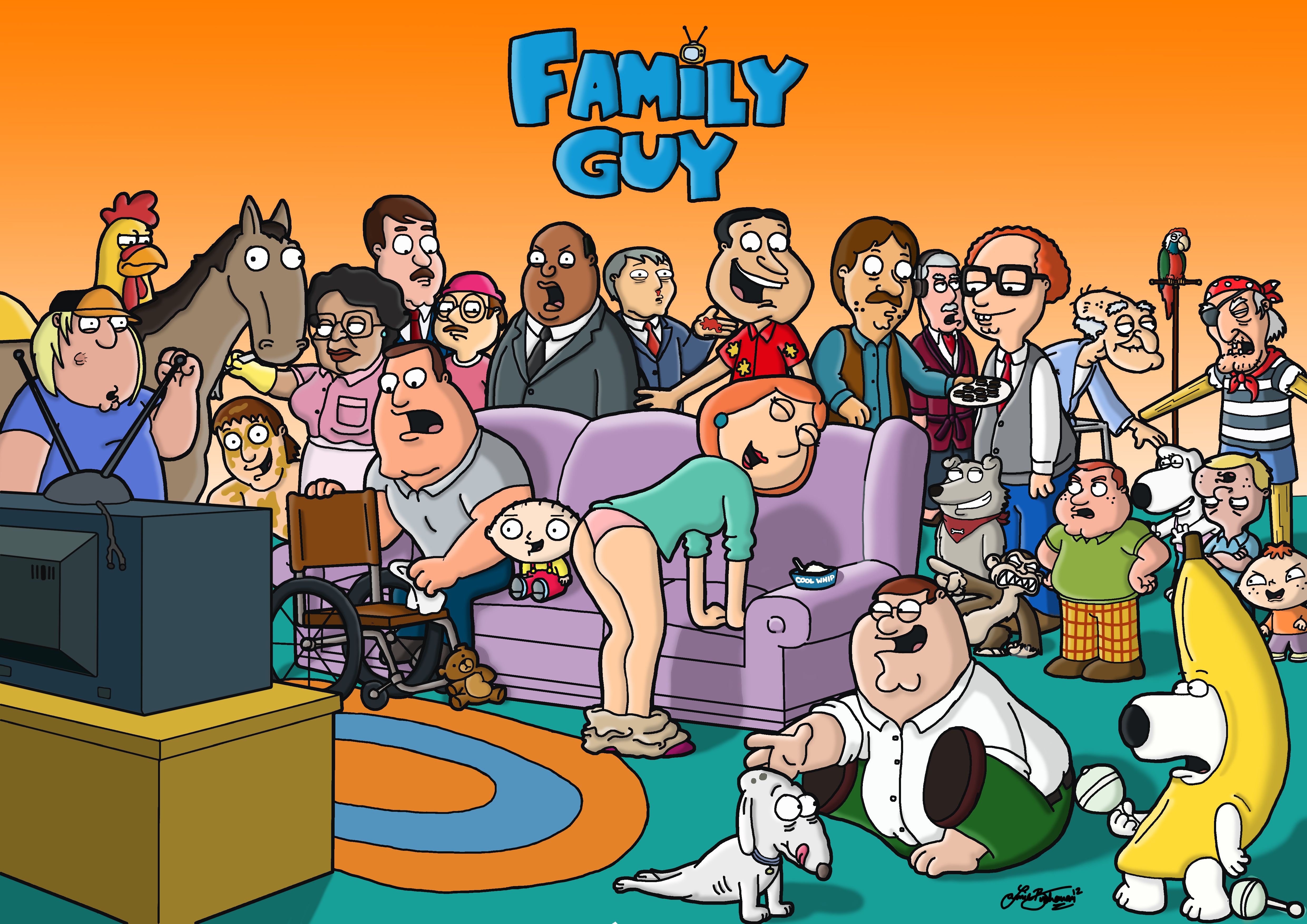 Desktop FHD family guy, tv show