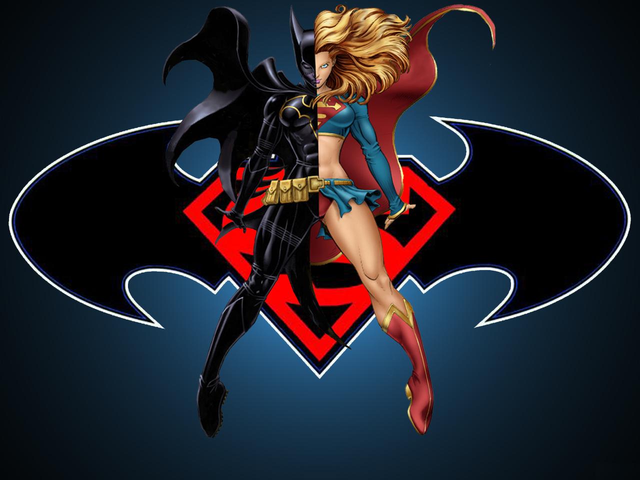 comics, elseworld's finest: supergirl & batgirl, batgirl, cassandra cain, elseworld, kara zor el, supergirl phone wallpaper