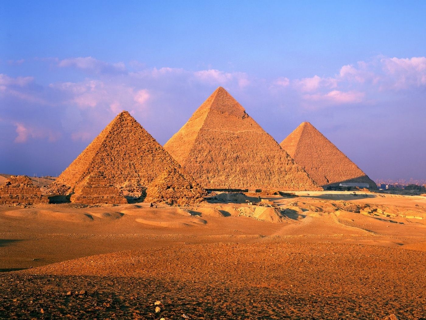 48071 Bild herunterladen pyramiden, landschaft, wüste, orange - Hintergrundbilder und Bildschirmschoner kostenlos