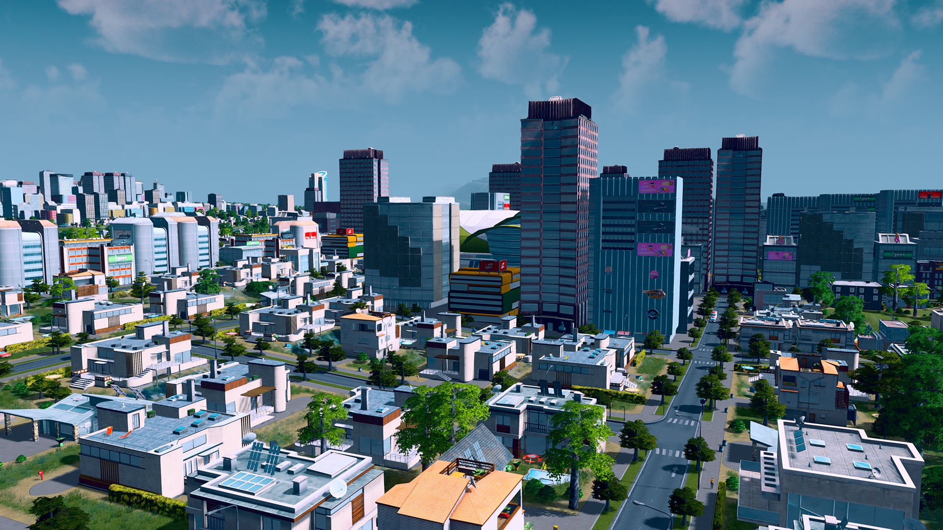 city skyline wallpaper