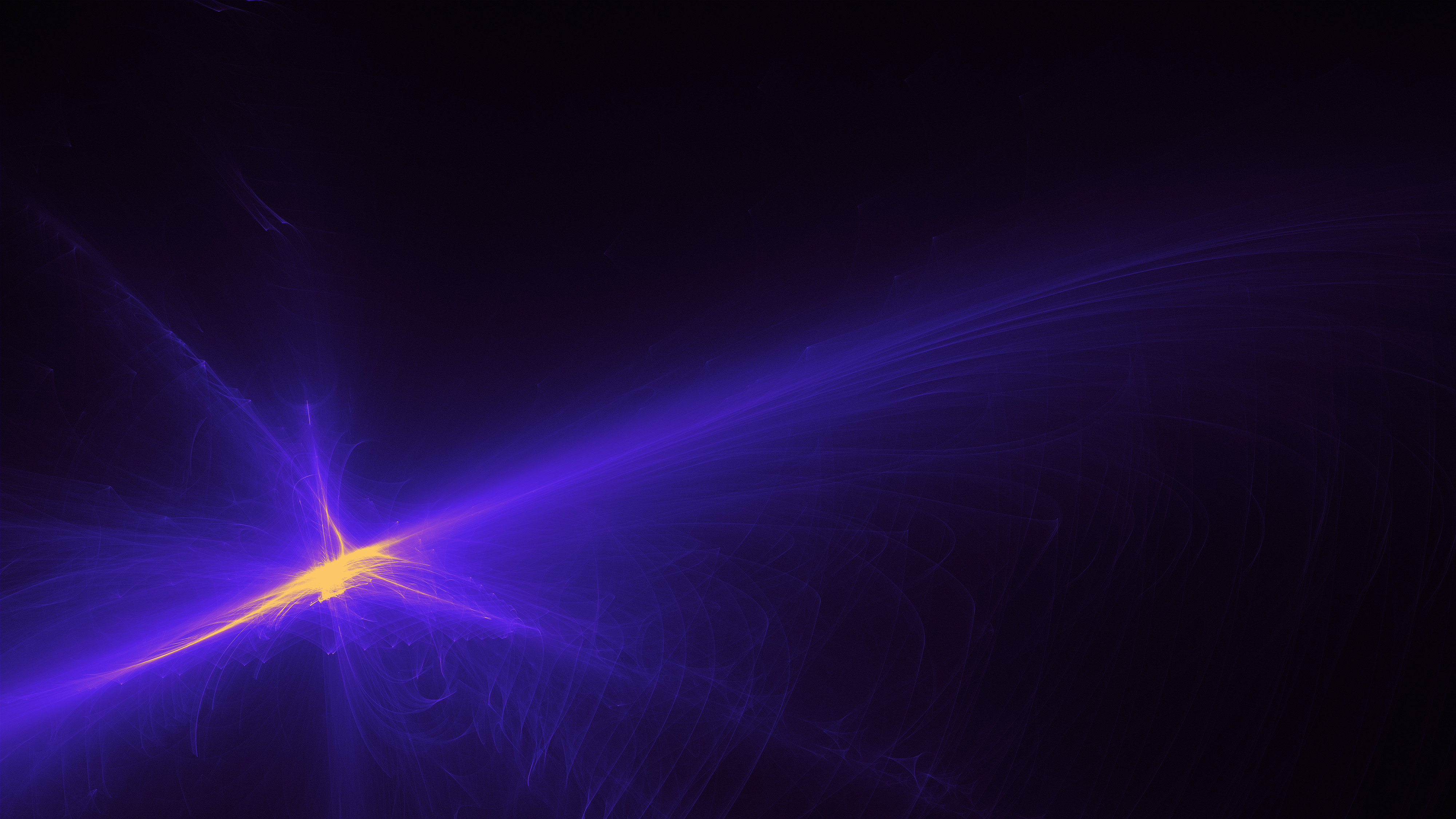 purple, violet, beams, rays, abstract, fractal 5K