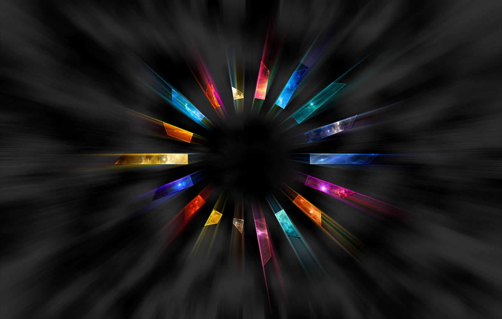 circle, abstract, multicolored, motley, shadow, rotation Phone Background