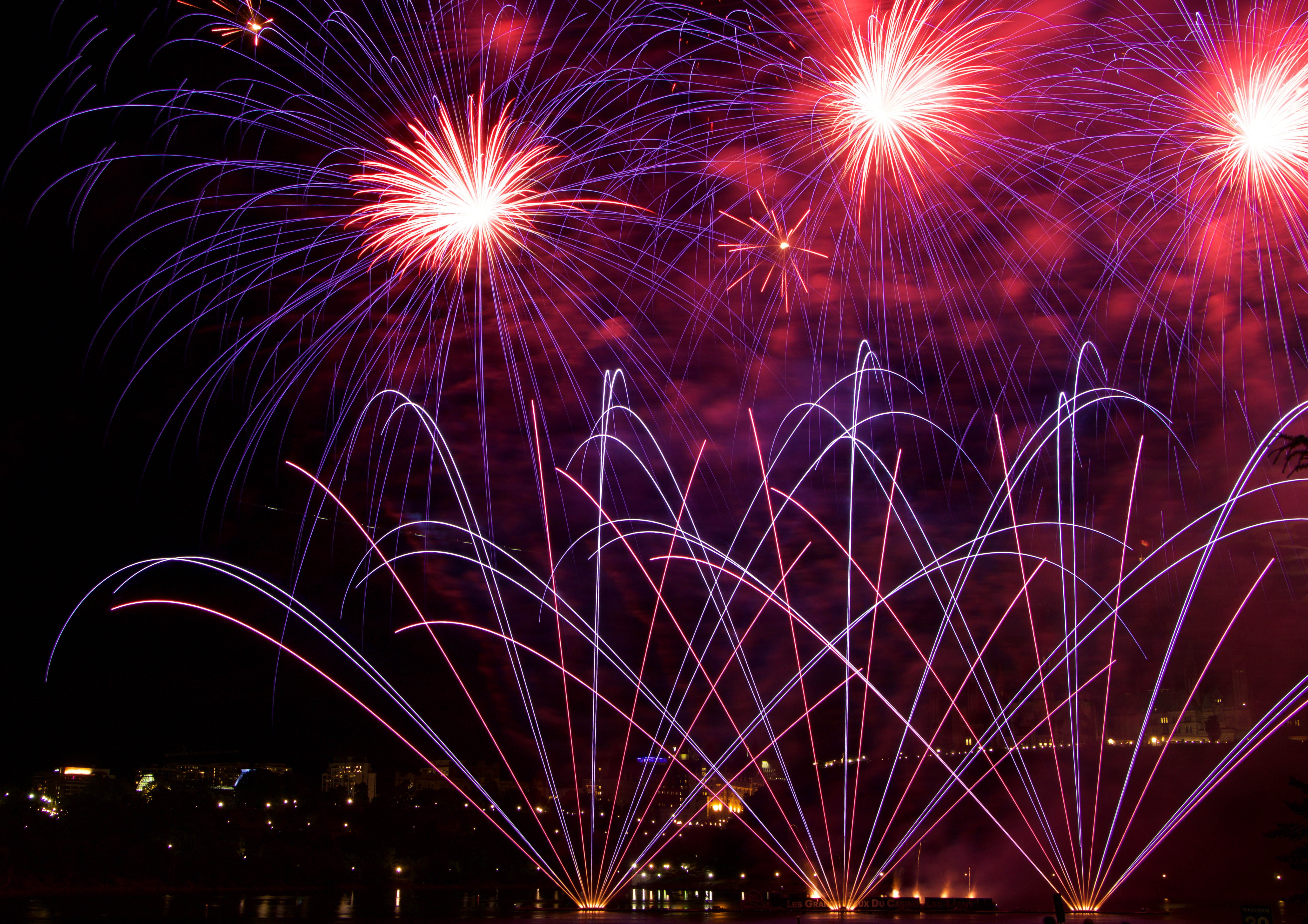 fireworks, sky, sparks, firework, holidays, salute, holiday Phone Background