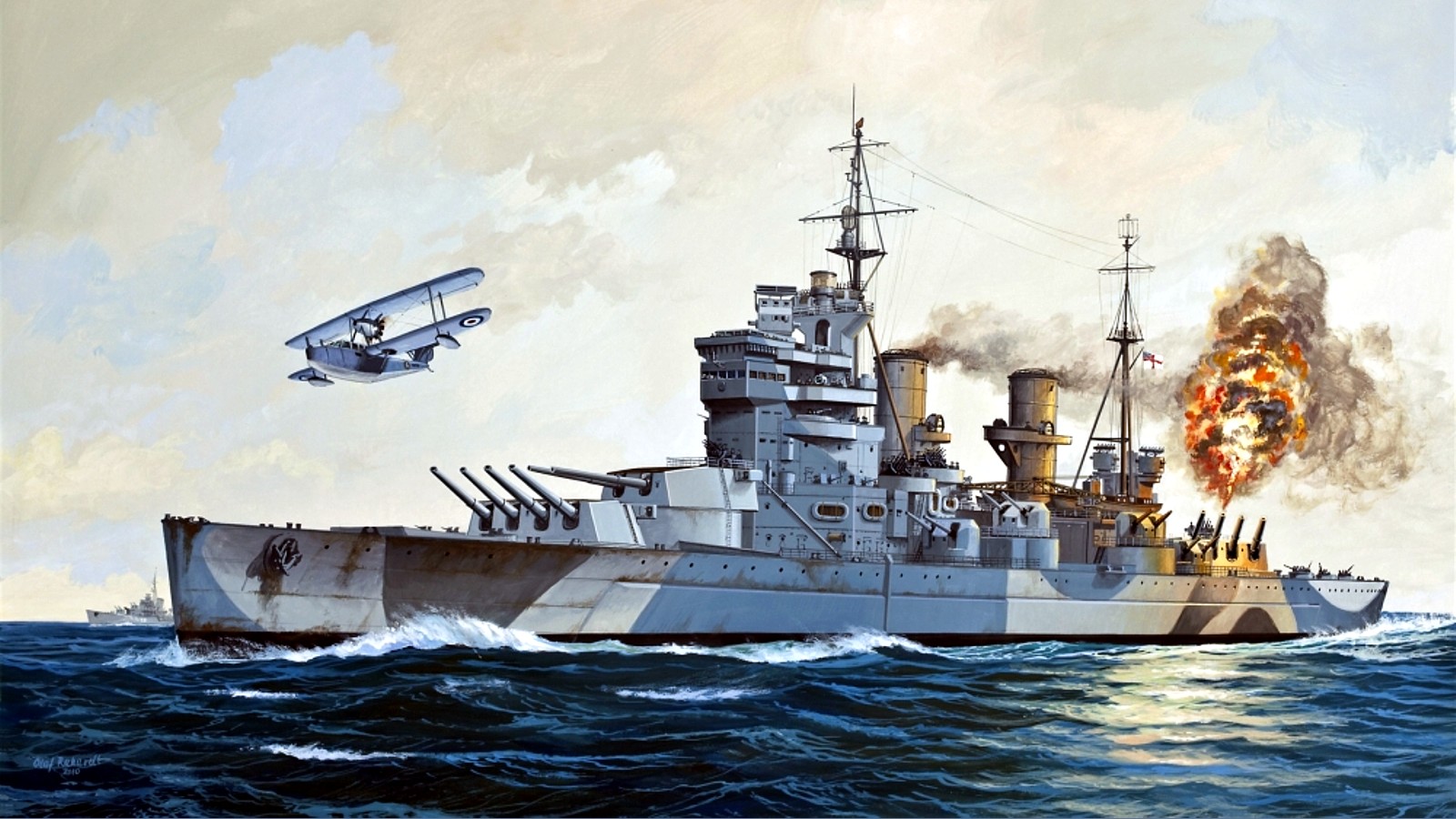 Mobile wallpaper military, royal navy, battleship, hms duke of york (17), warships