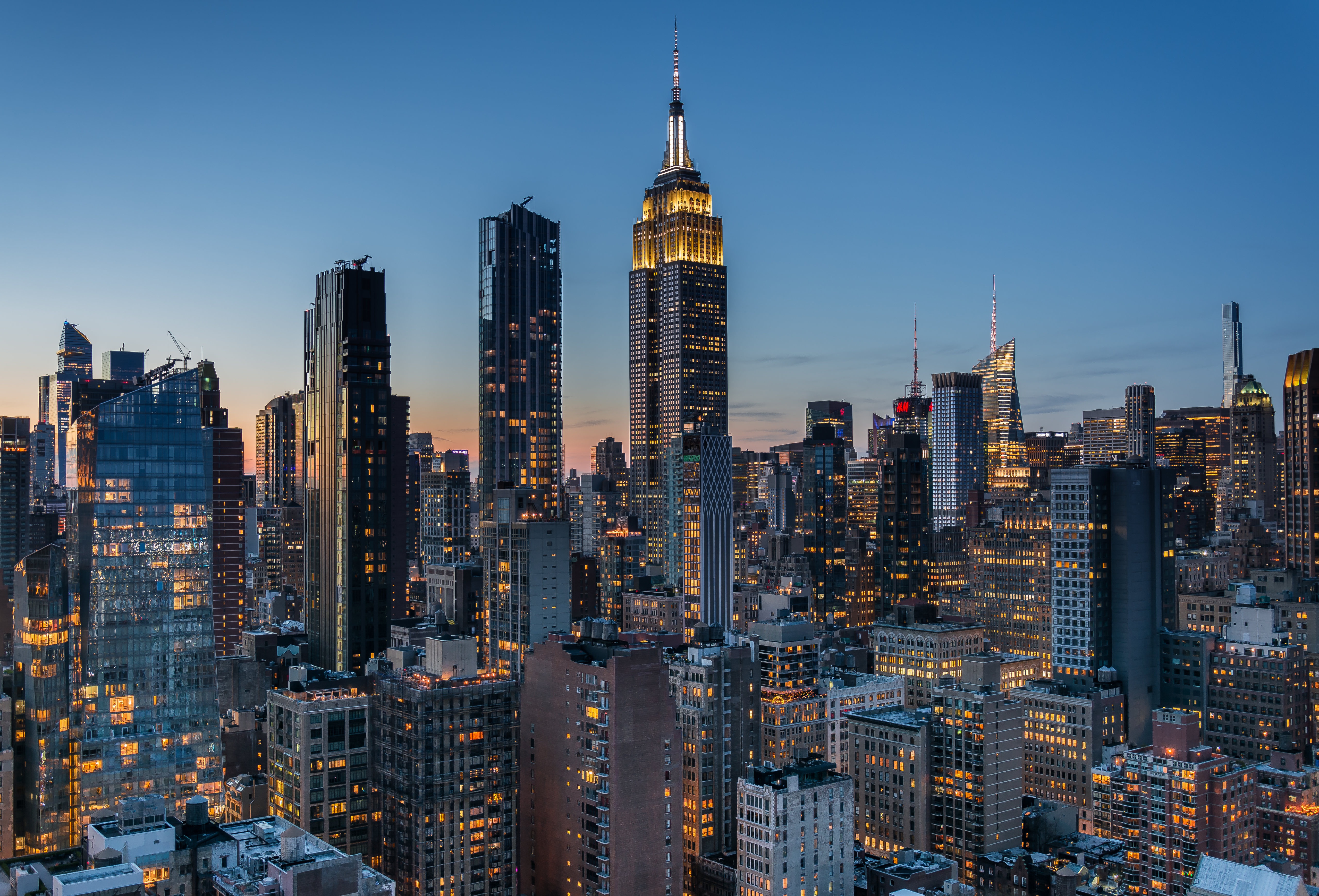 Манхэттен skyscrapers