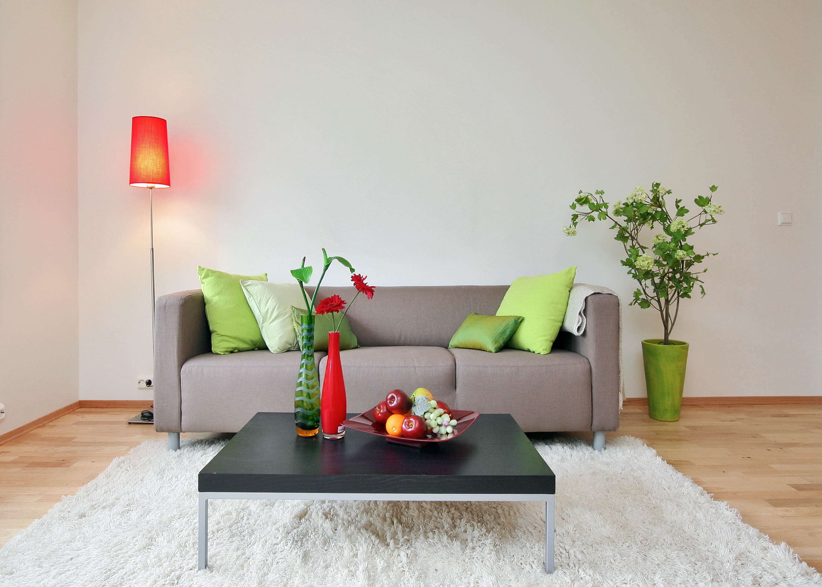 table, fruits, flowers, miscellanea, miscellaneous, living room, carpet cellphone