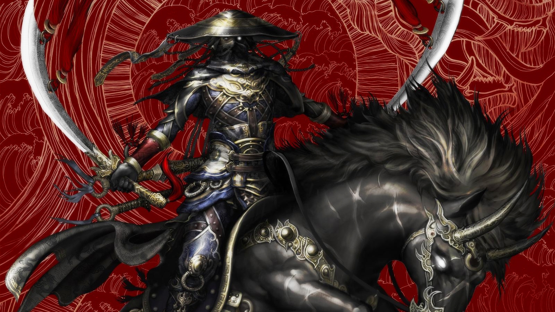 Free download wallpaper Fantasy, Samurai on your PC desktop