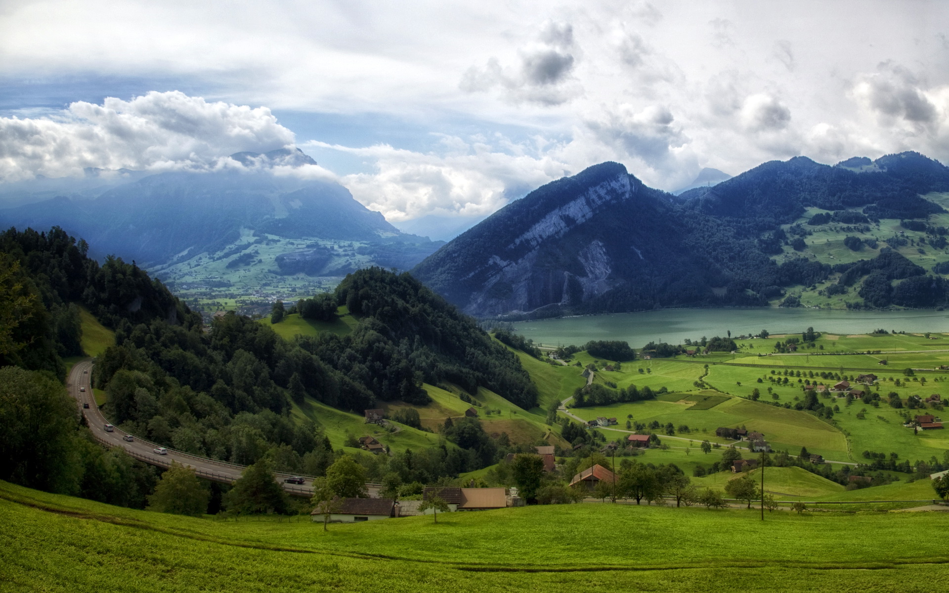 Швейцария Долина