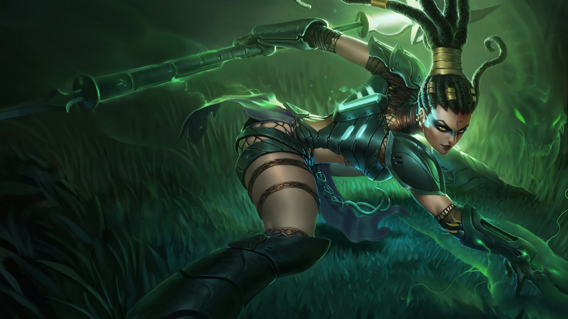 video game, league of legends, nidalee (league of legends)