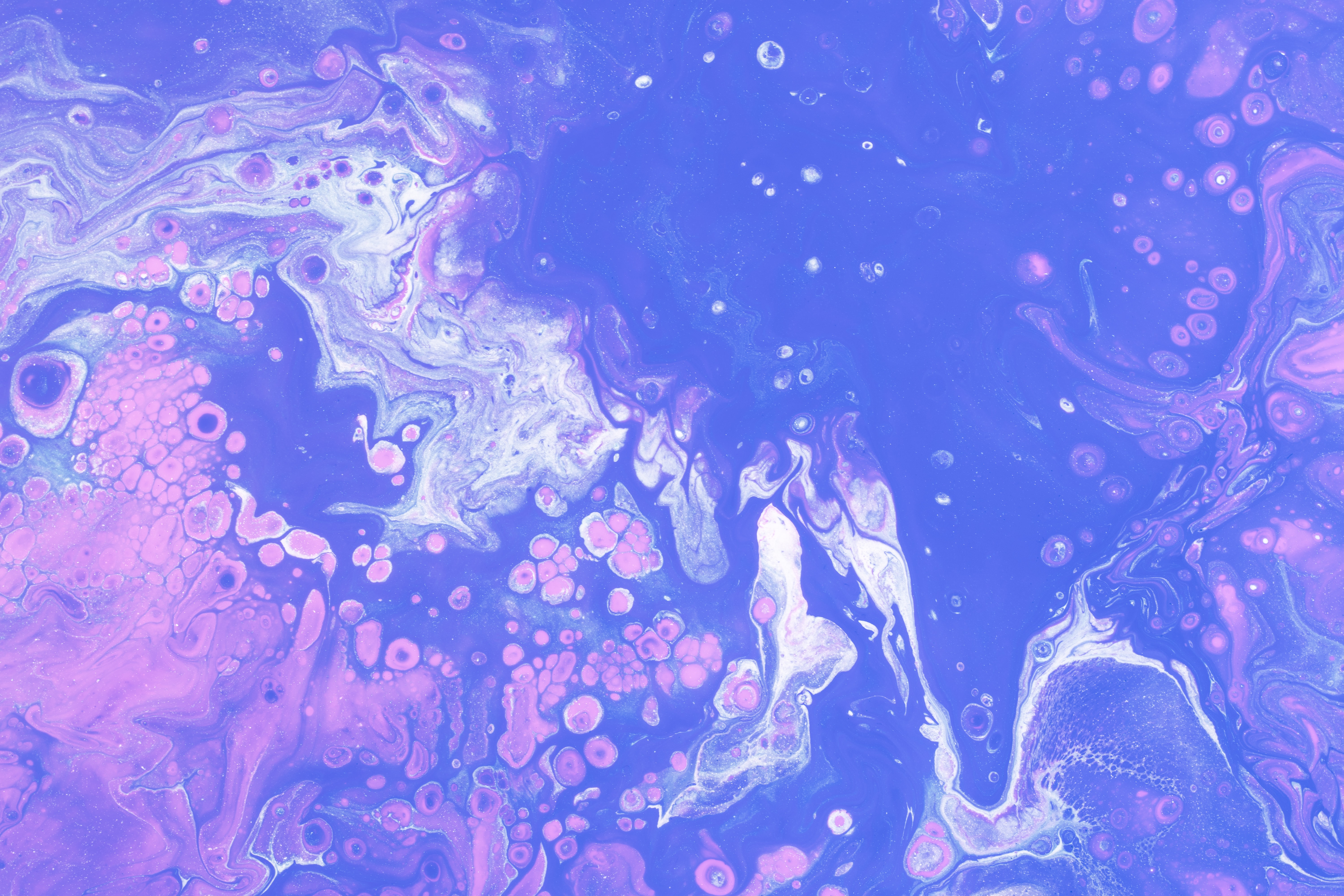 Download mobile wallpaper Fluid Art, Spots, Divorces, Stains, Paint, Liquid, Abstract for free.
