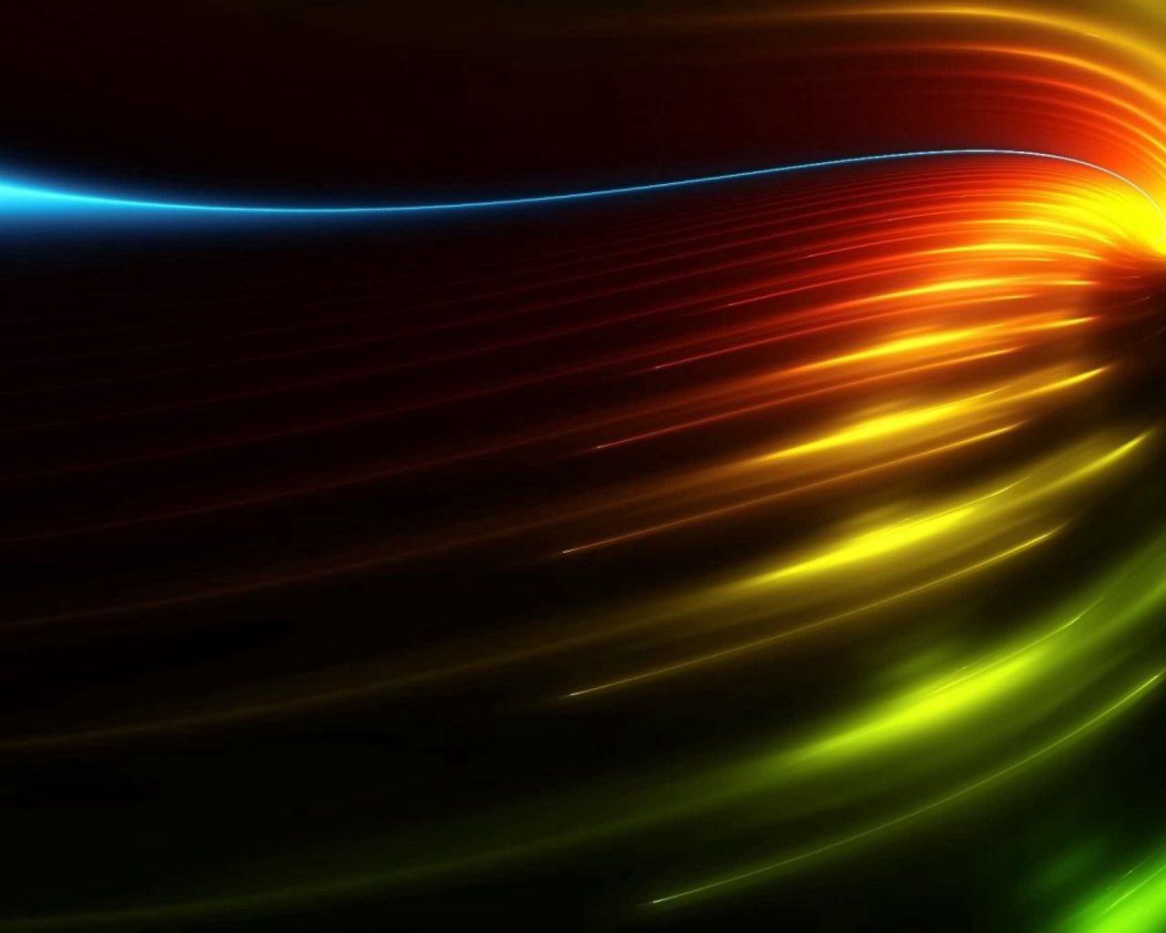 Download mobile wallpaper Wavy, Colourful, Lines, Iridescent, Rainbow, Colorful, Abstract for free.