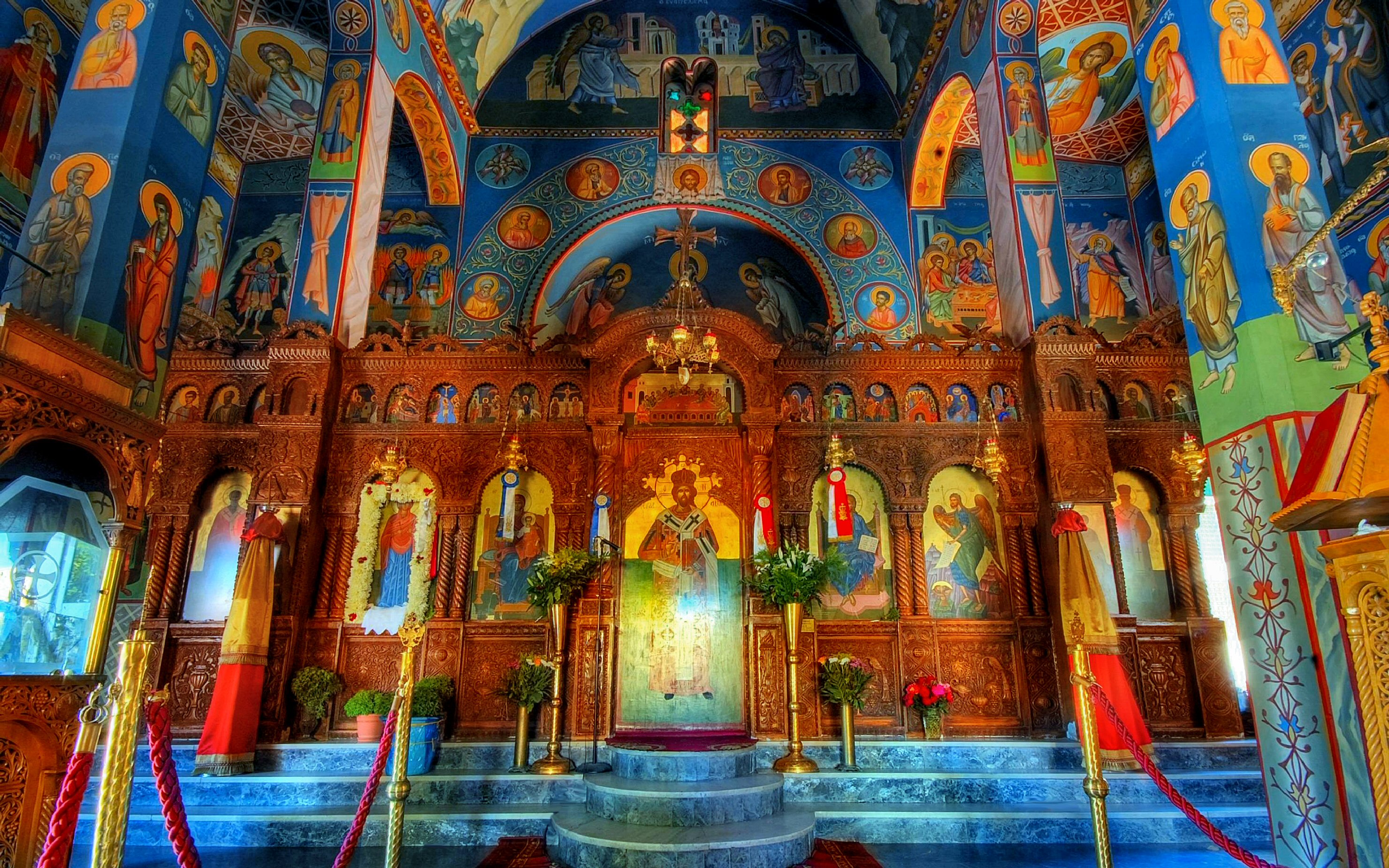 Download mobile wallpaper Church, Cathedrals, Cathedral, Religious, Architecture, Colorful for free.