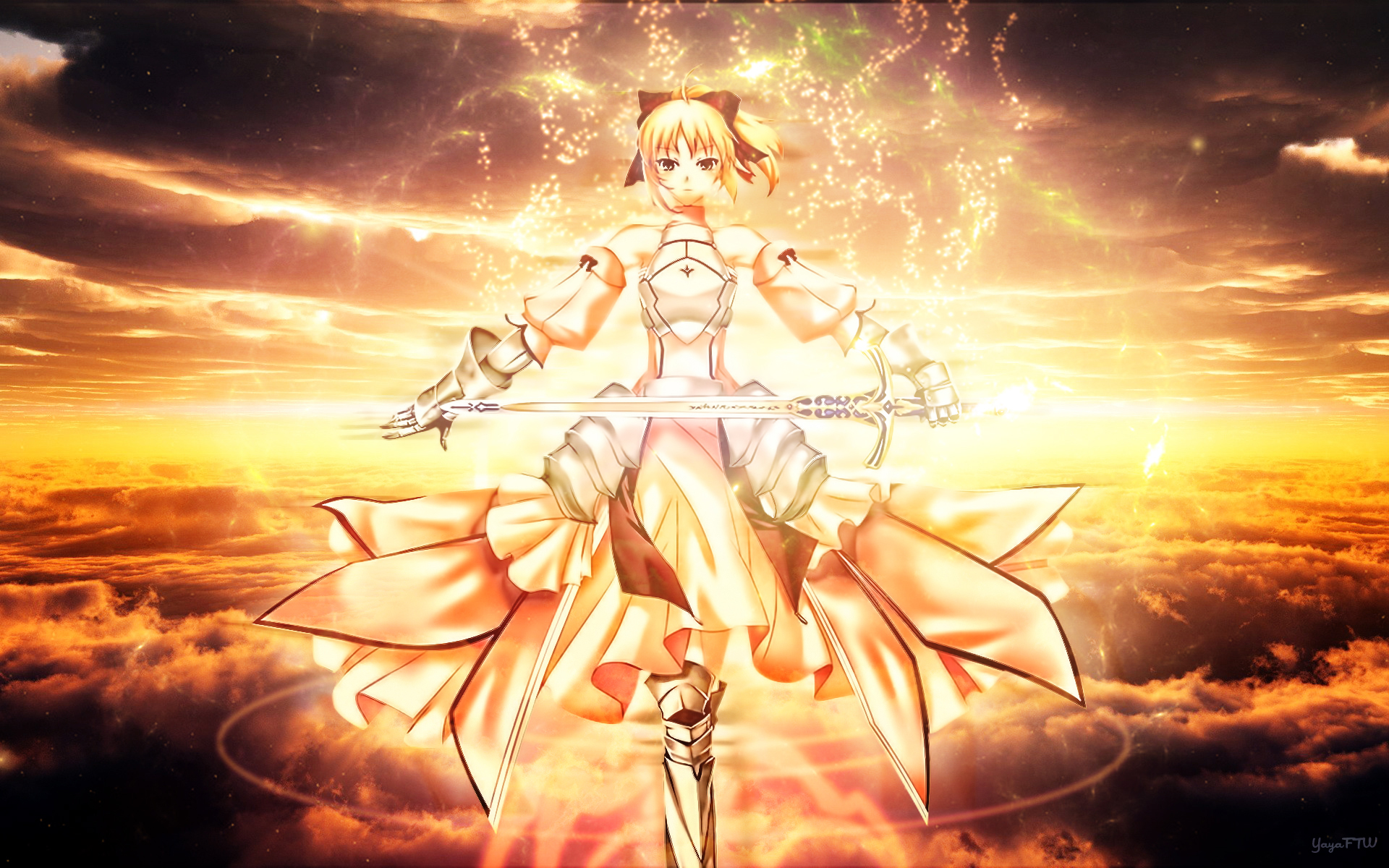 wallpapers anime, fate/stay night: unlimited blade works, fate/stay night, saber (fate series), fate series