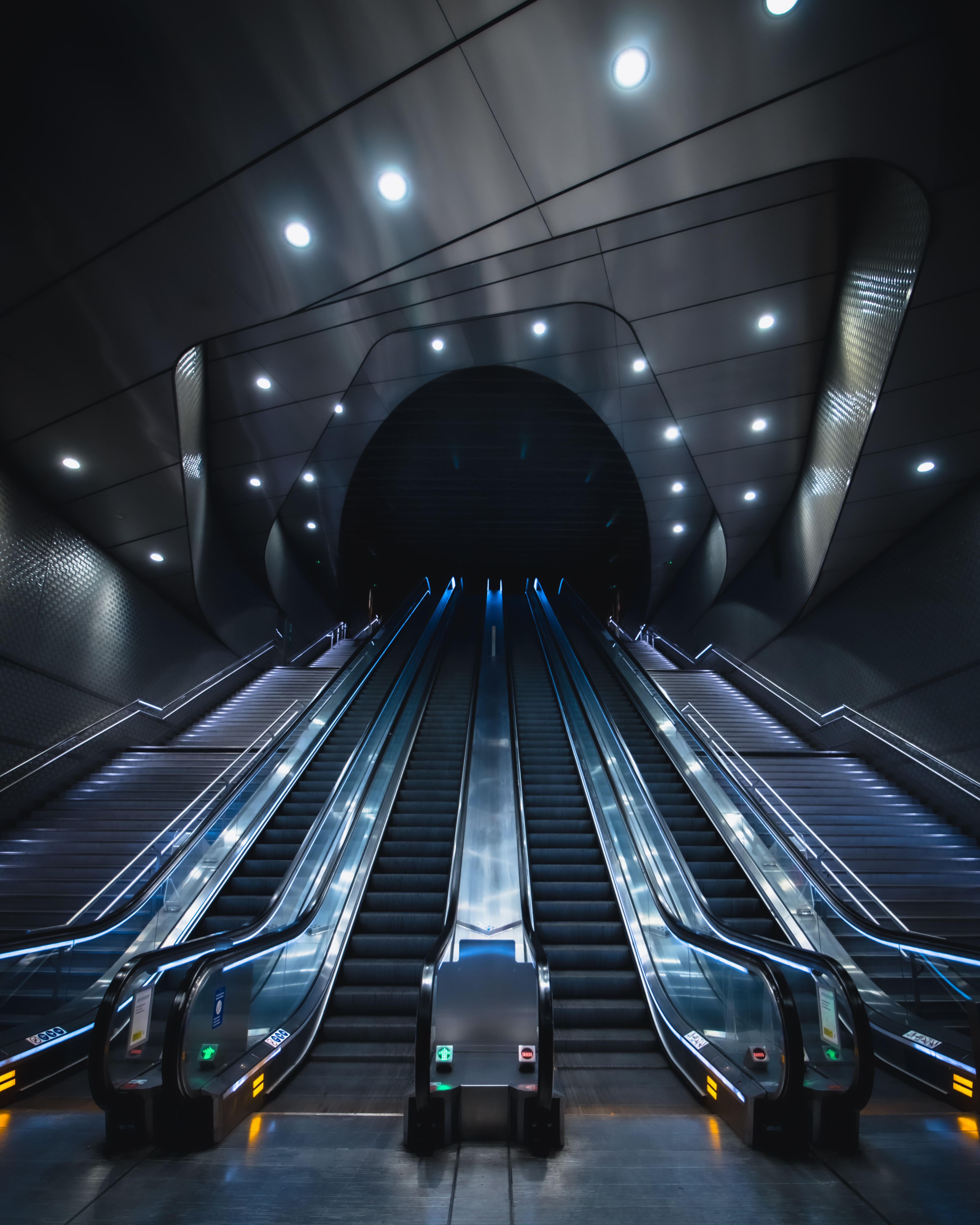 elevator, subway, architecture, miscellanea, miscellaneous, tunnel, station, metro cell phone wallpapers