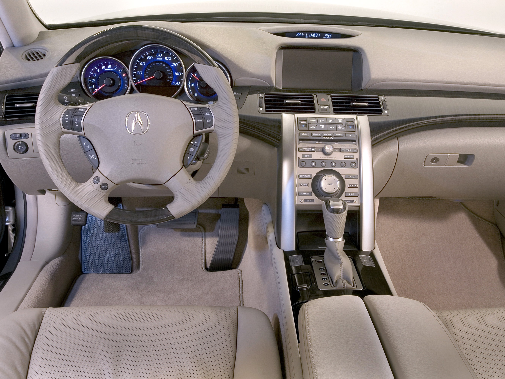 cars, acura, interior, akura, steering wheel, rudder, salon, speedometer, rl images