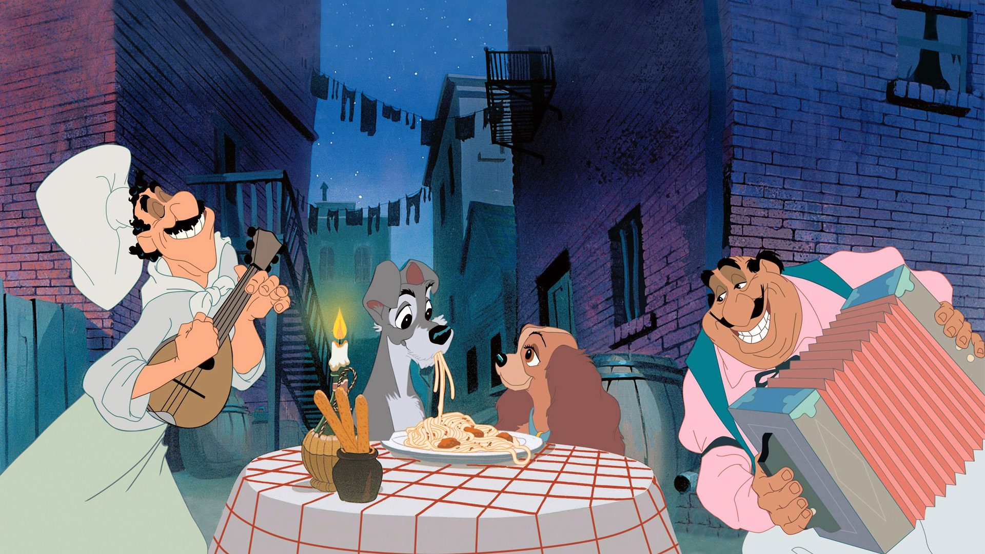  Lady And The Tramp Lock Screen PC Wallpaper