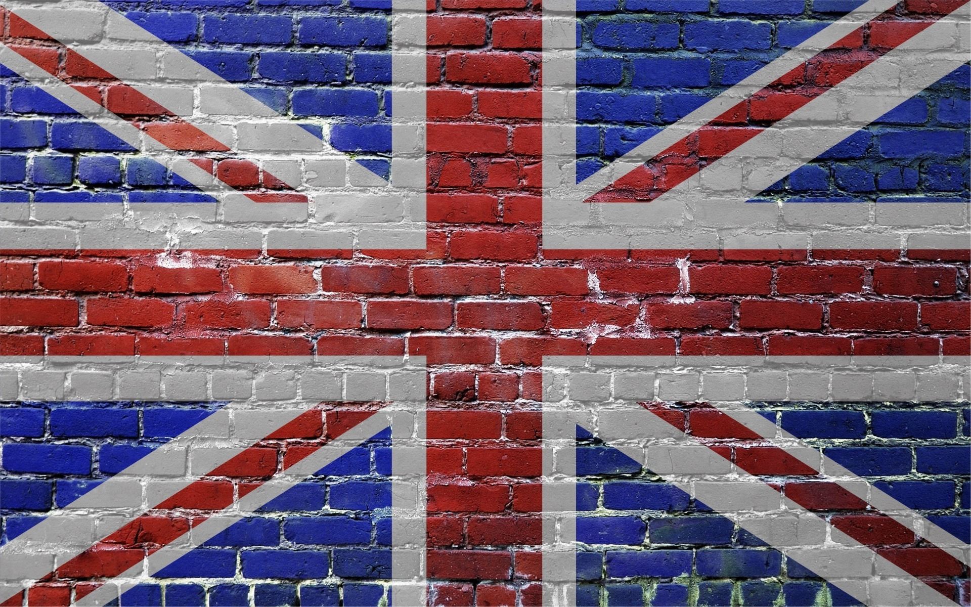 great britain, miscellanea, miscellaneous, bricks, flag, united kingdom