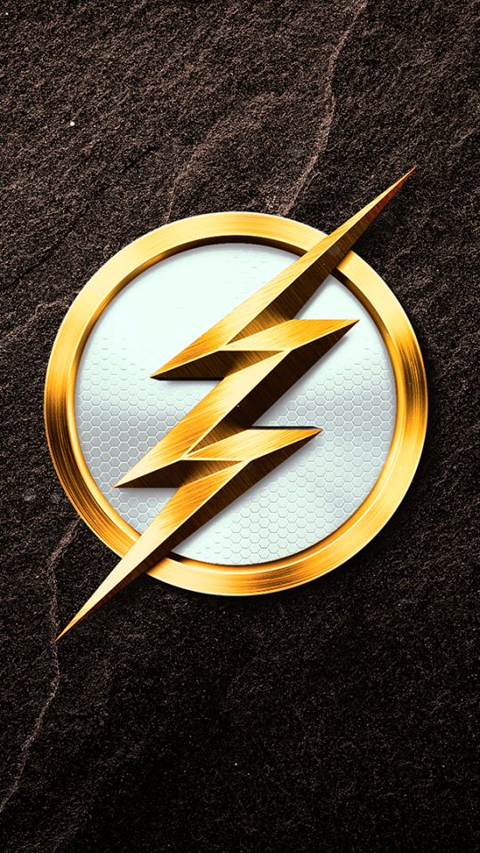 the flash logo iphone wallpaper