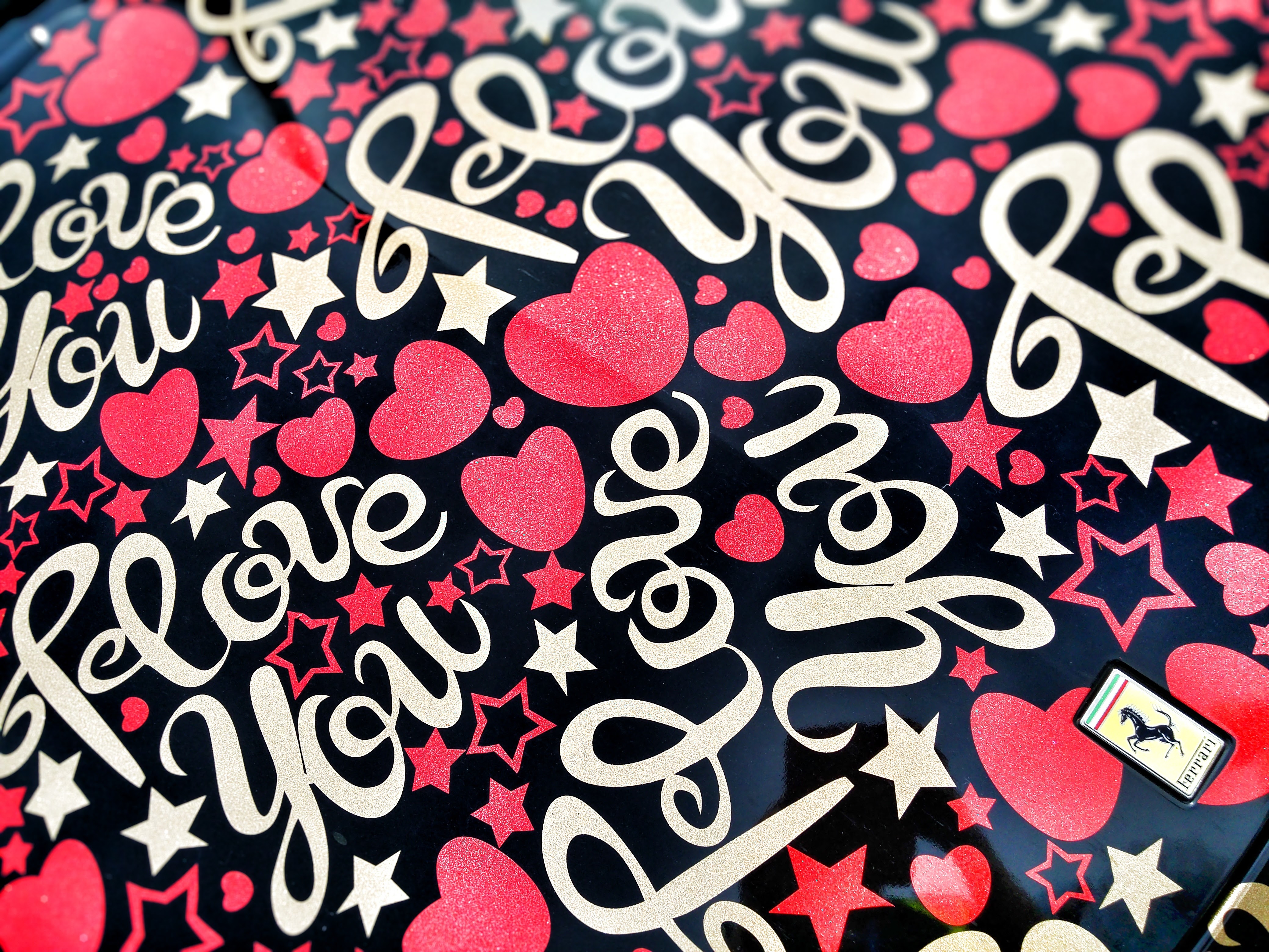 hearts, love, stars, words, paint, lettering, inscriptions