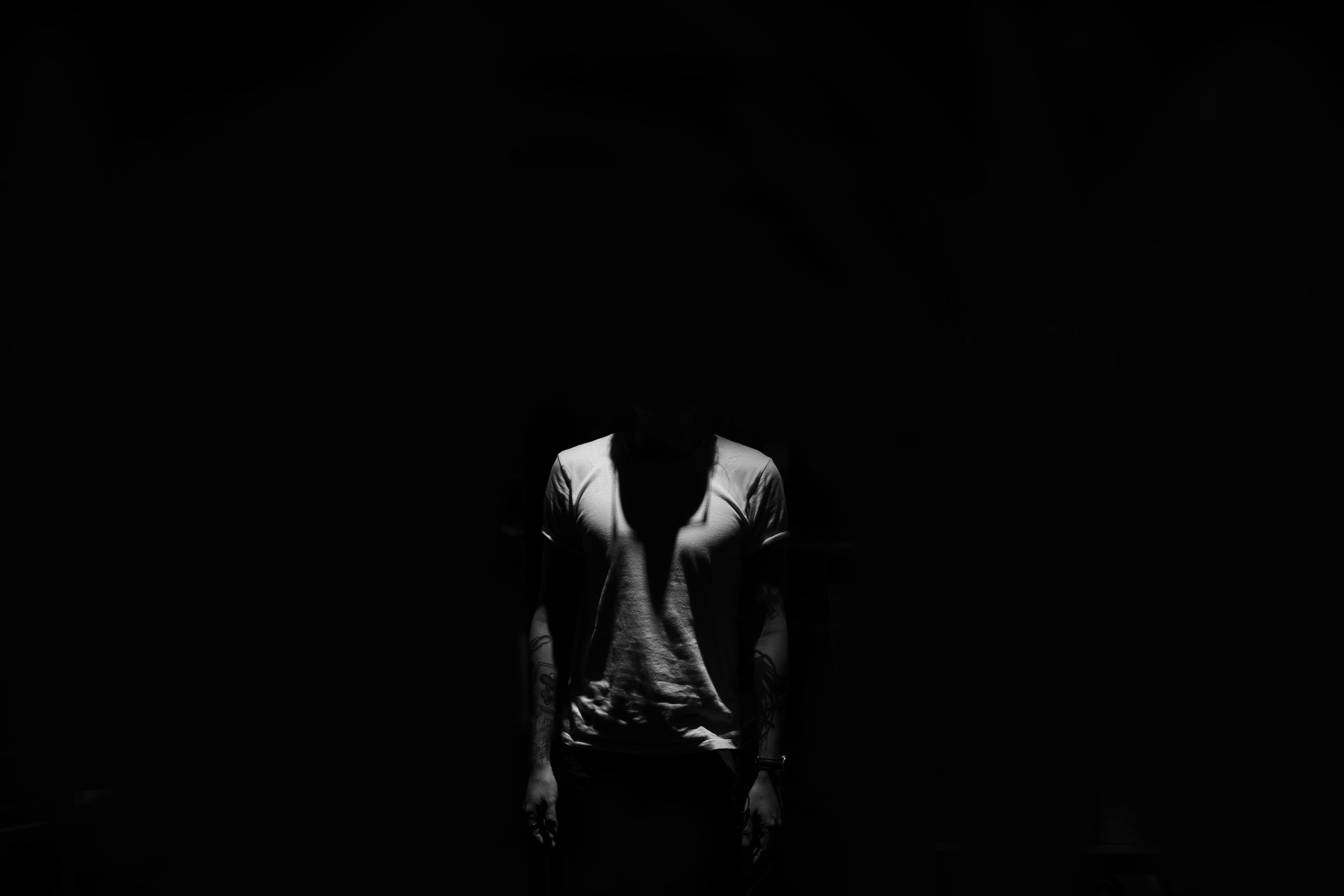 shadow, chb, dark, black, darkness, silhouette, bw phone background