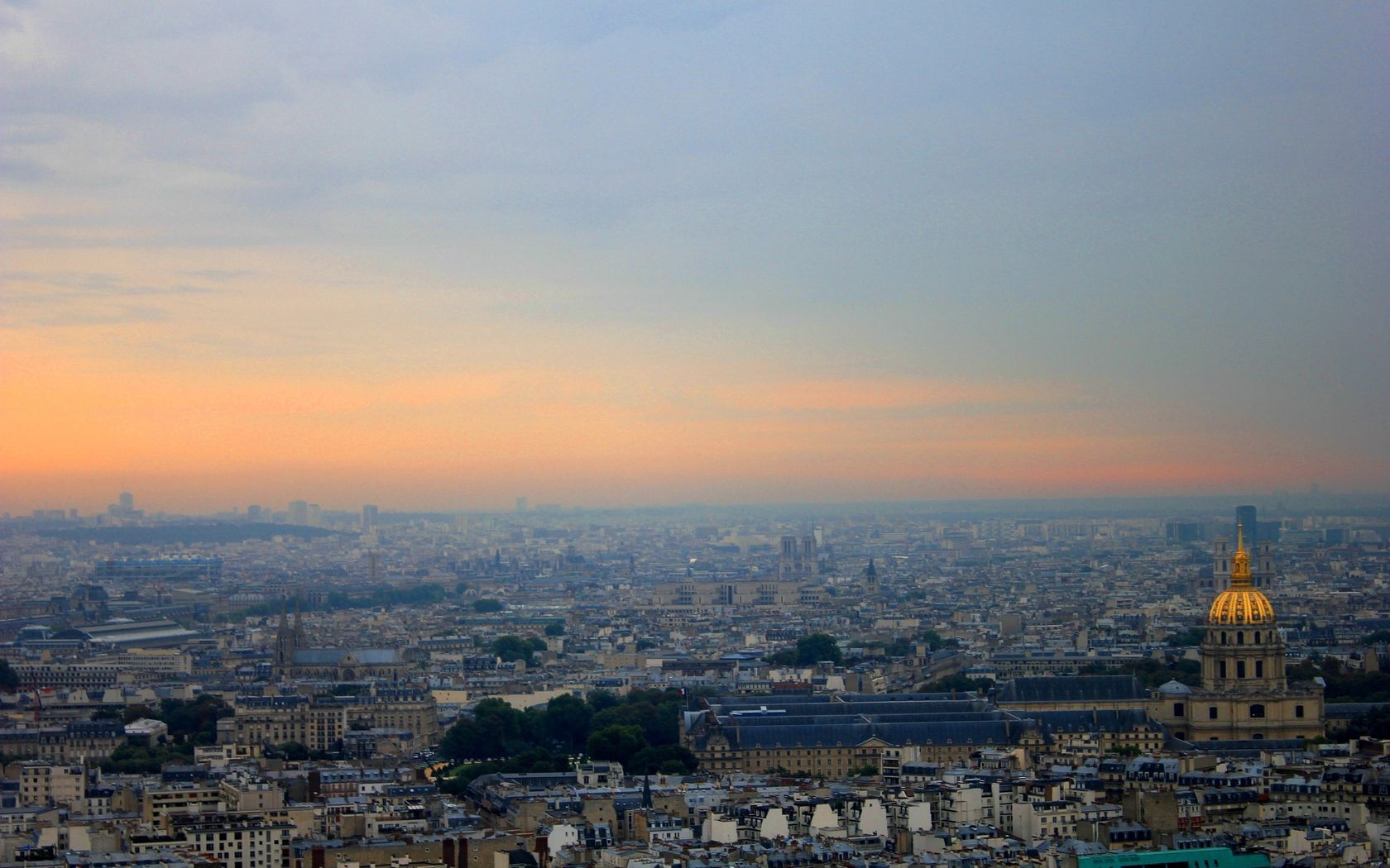 Free download wallpaper Sky, Cities, Panorama, Paris, Landscape on your PC desktop