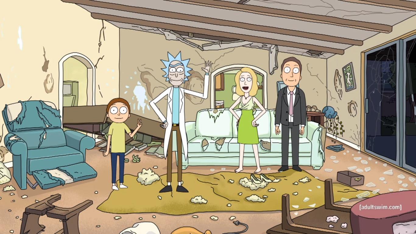 tv show, rick and morty, beth smith, jerry smith, morty smith, rick sanchez Smartphone Background