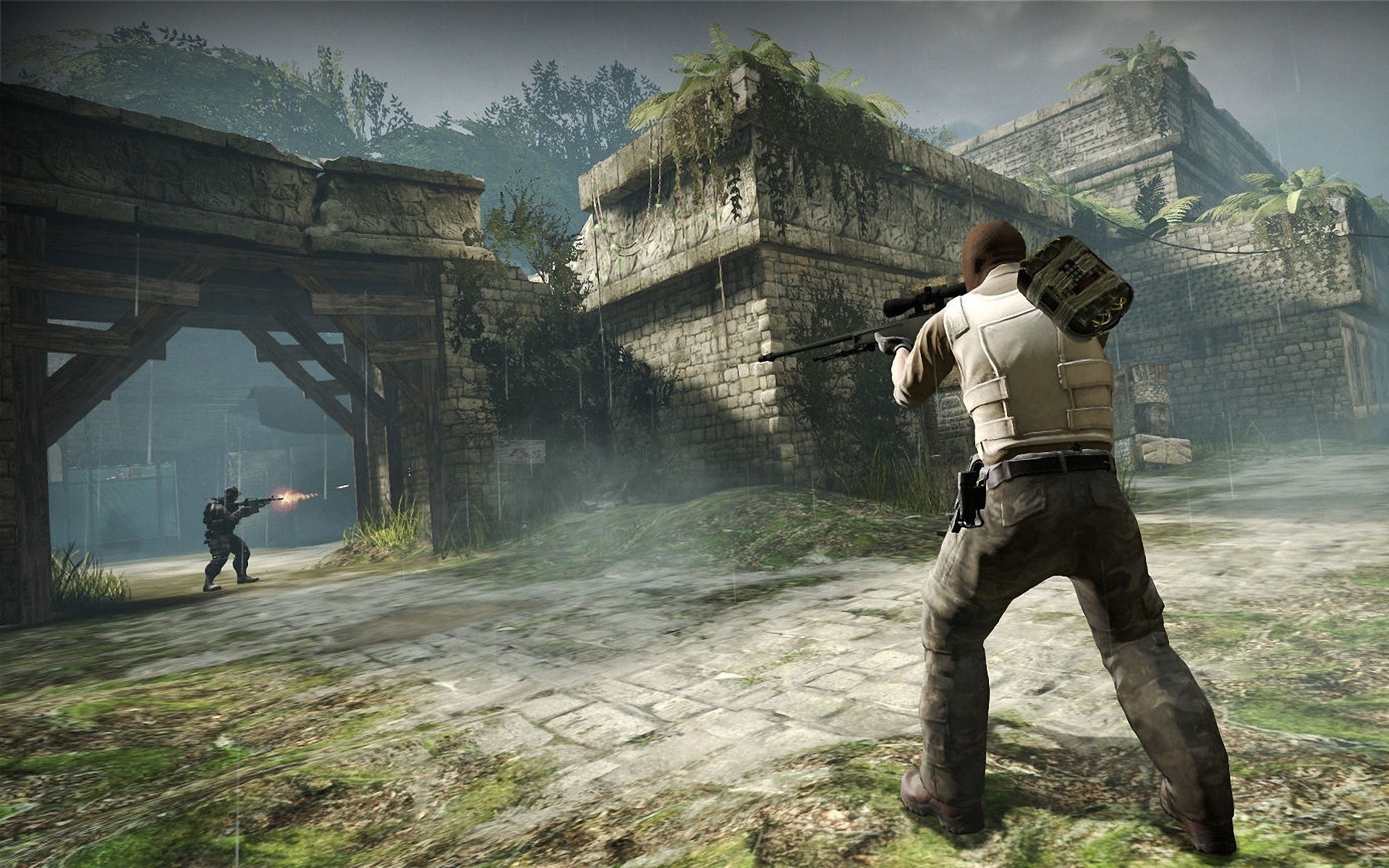 Download wallpaper: Counter Strike: Global Offensive 1366x768