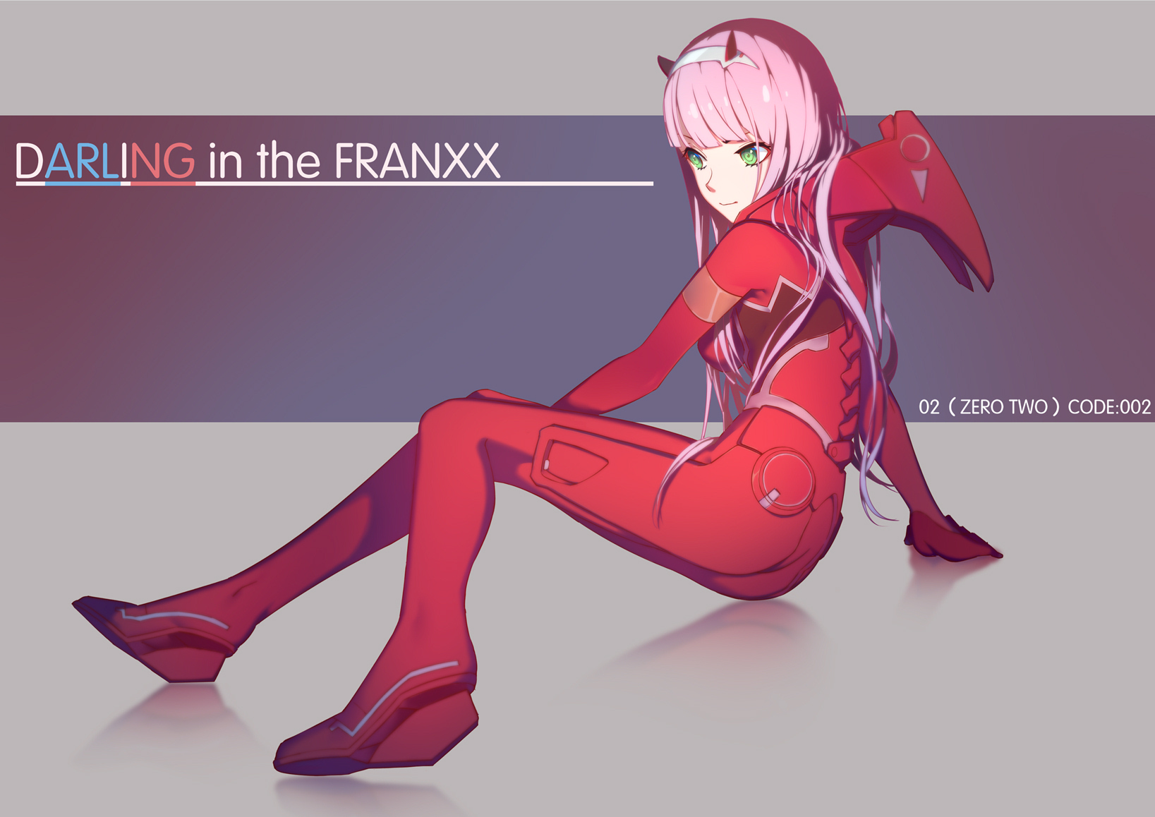 Darling in the FRANXX 02 В полный рост