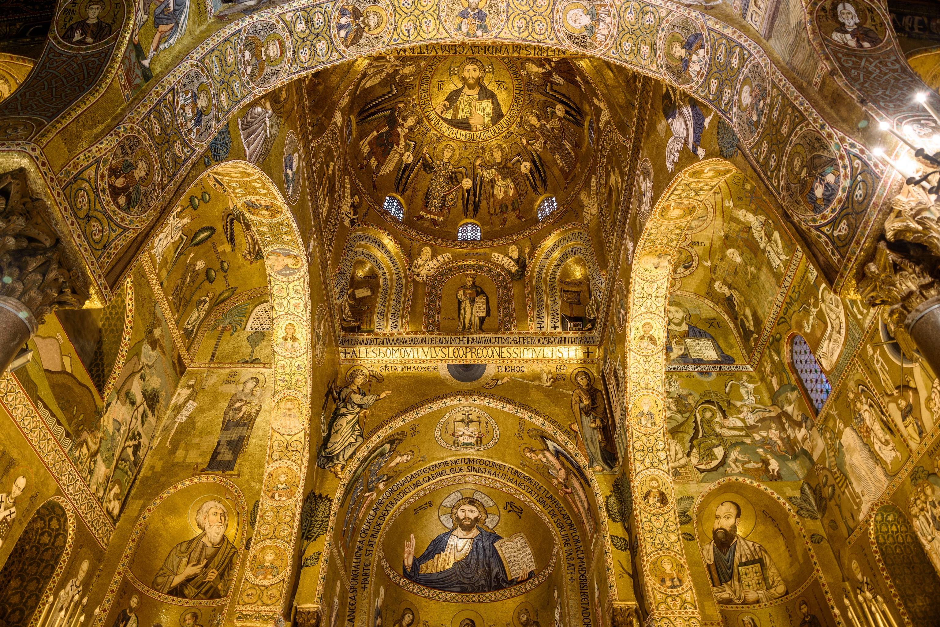 Download mobile wallpaper Italy, Church, Churches, Religious, Sicily, Palermo, Palatine Chapel for free.