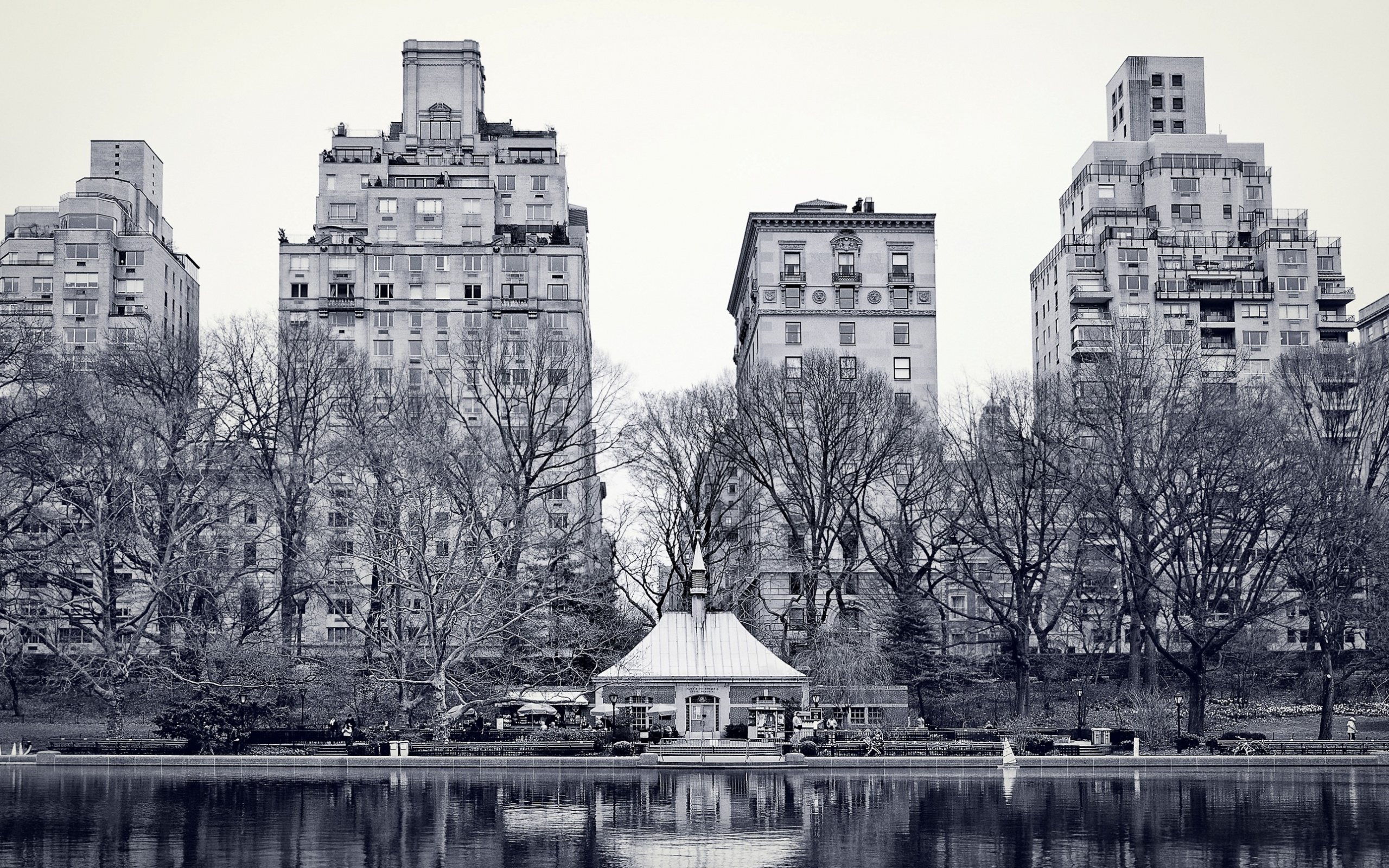 man made, central park, new york download HD wallpaper