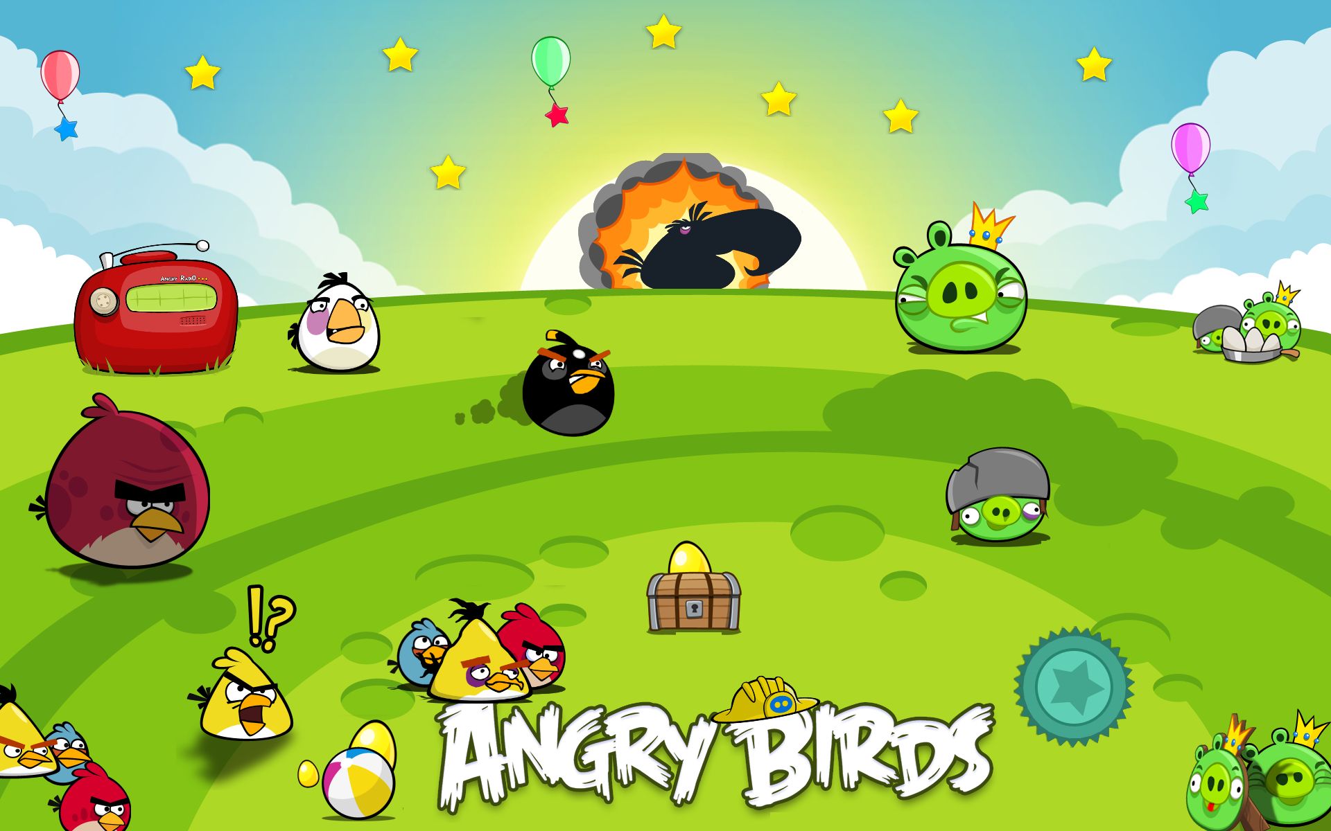 video game, angry birds 4K for PC