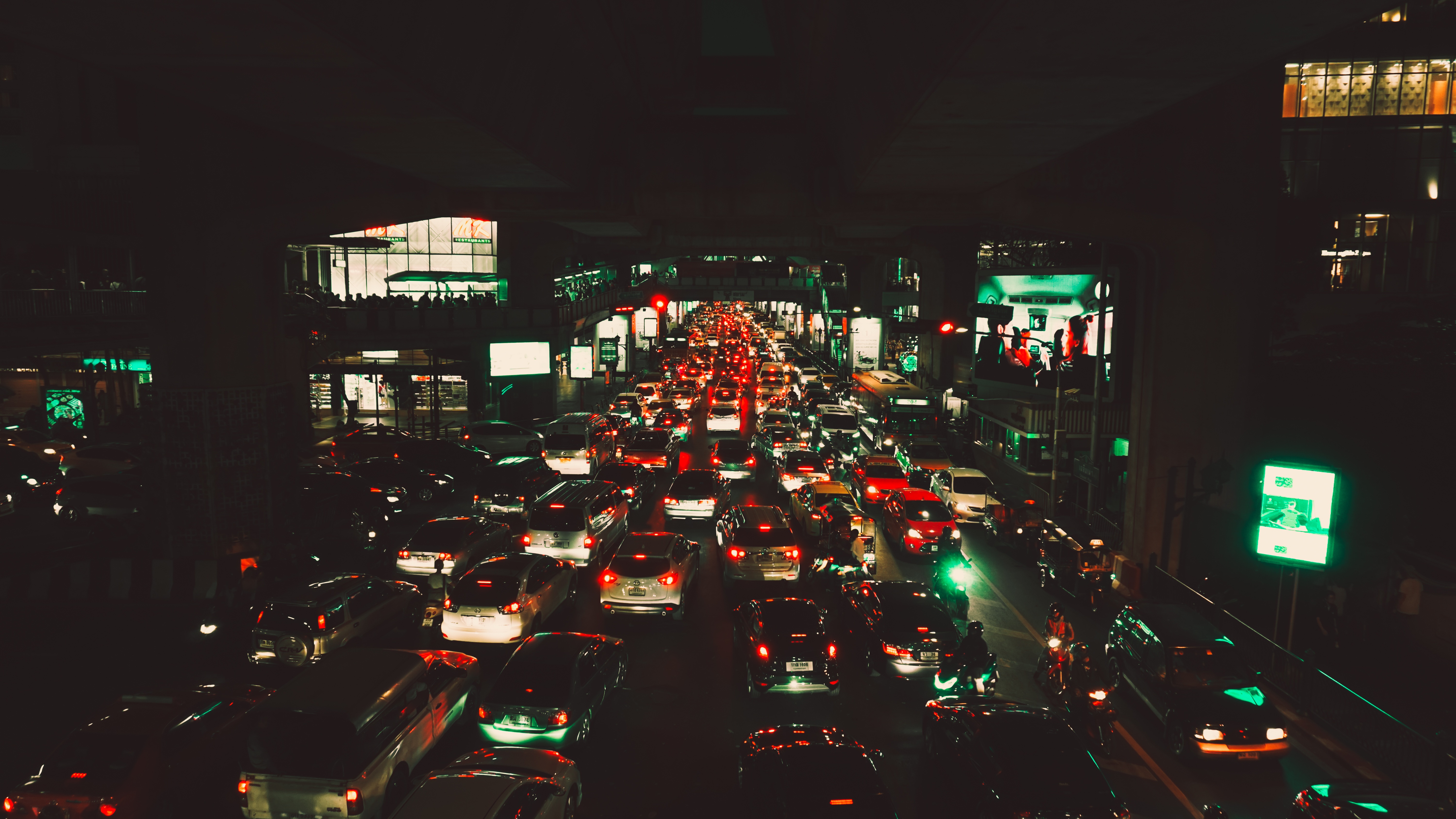 Handy-Wallpaper Städte, Der Verkehr, Verkehr, Metropole, Bangkok, Siam kostenlos herunterladen.