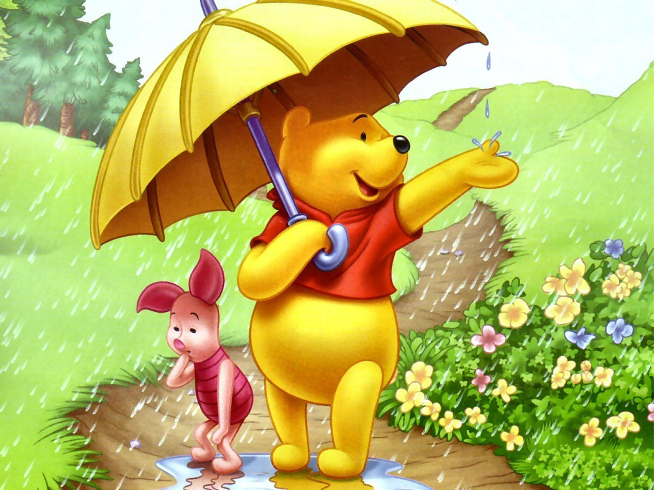 winnie the pooh, tv show, piglet (winnie the pooh) iphone wallpaper
