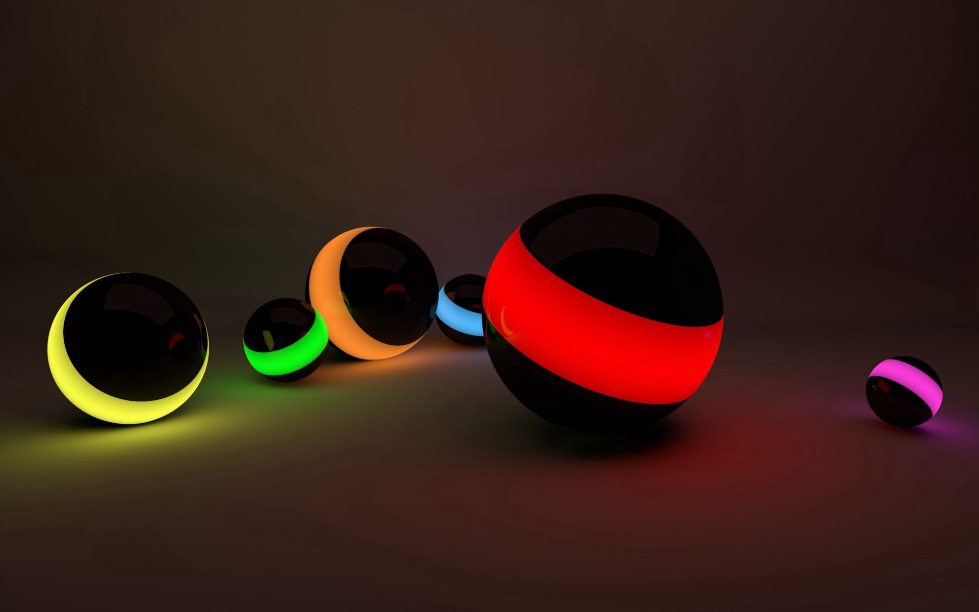 3d, balls, light, lines, shine, neon