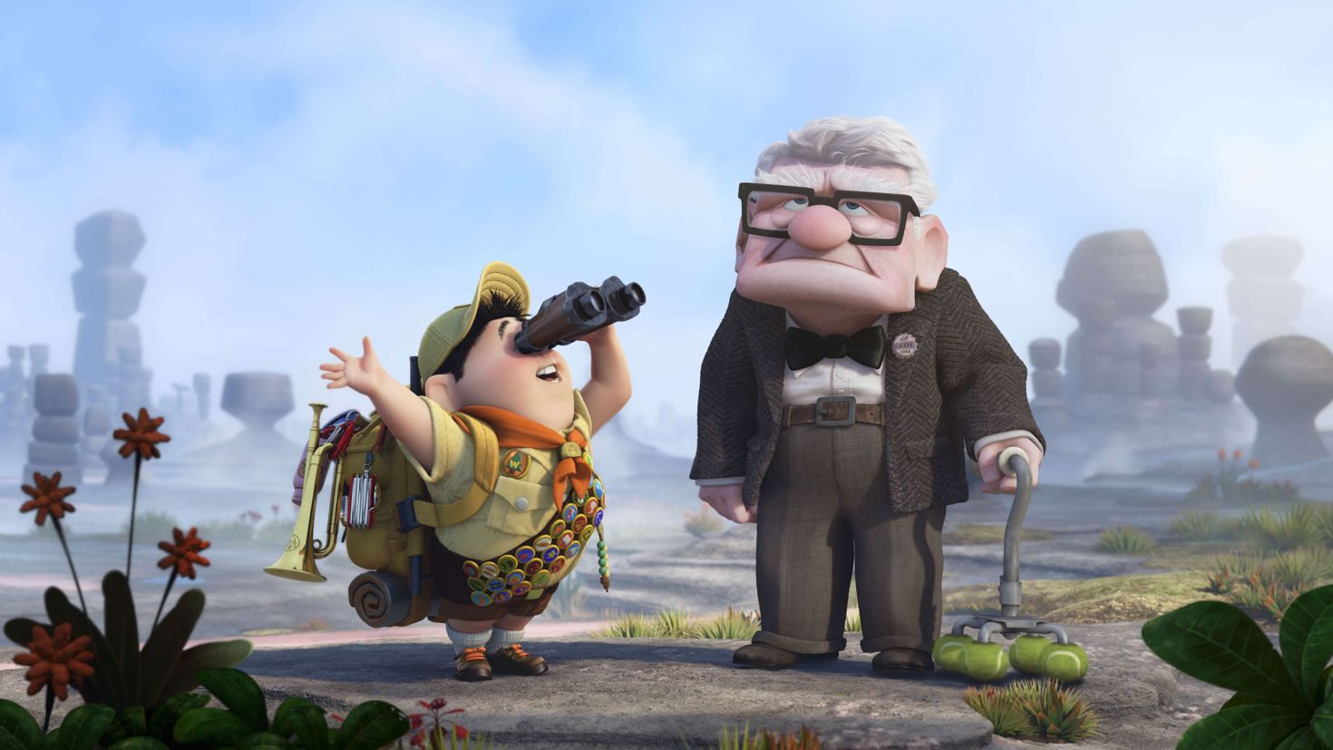 Pixar image. Вверх Карл Фредриксен. Карл Фредриксен мультфильм. Вверх мультфильм 2009 Рассел. Карл Фредриксен и Рассел.