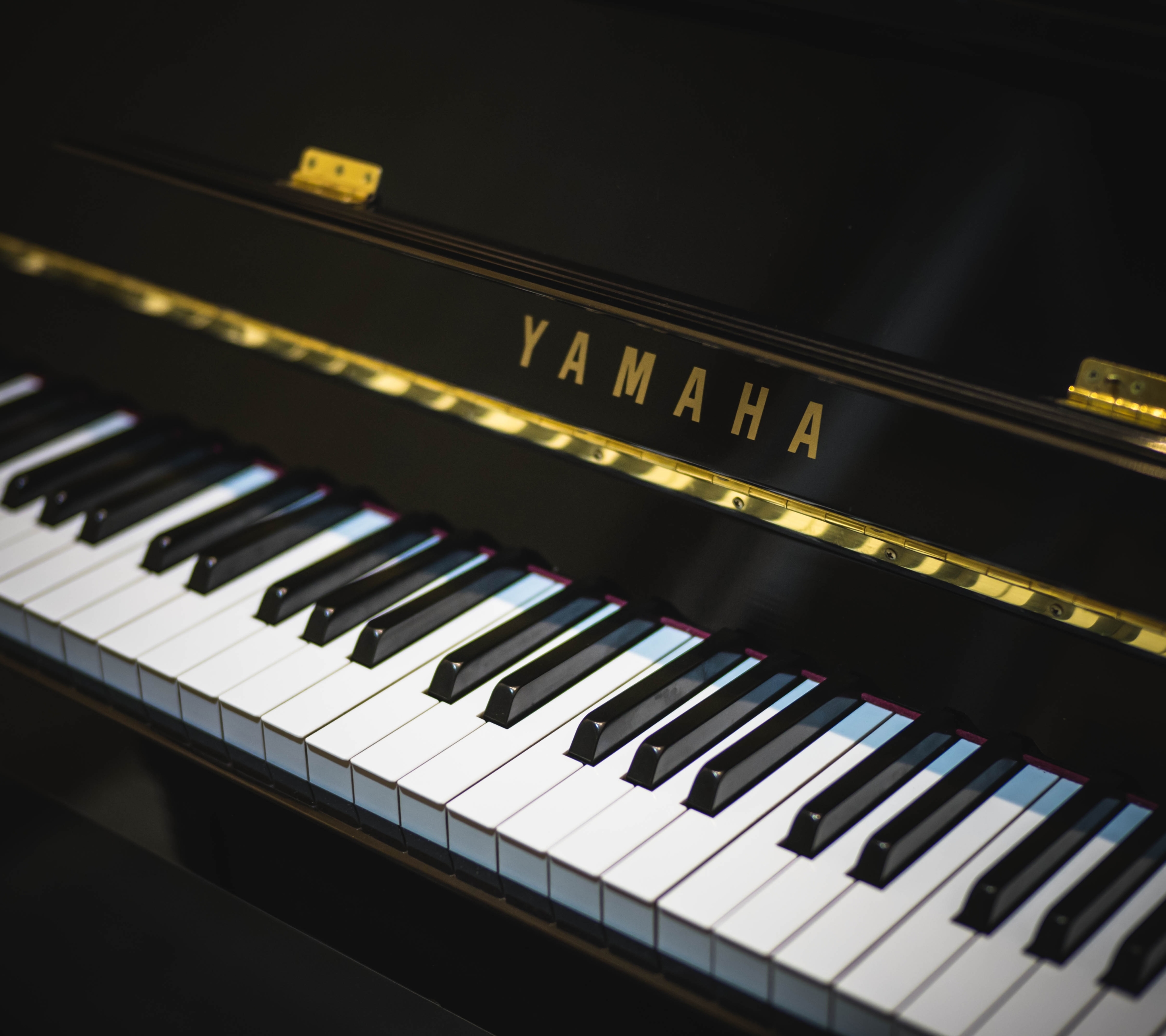 Download mobile wallpaper Music, Yamaha, Piano, Close Up, Instrument for free.