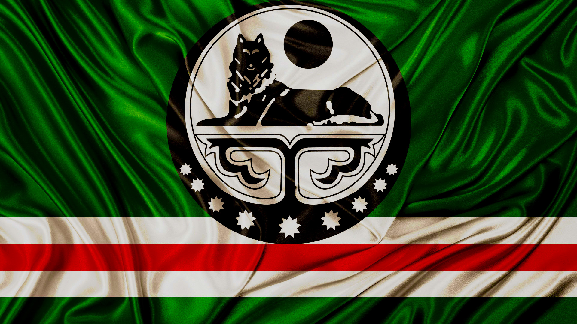 Flag Of Chechnya Lock Screen Wallpaper