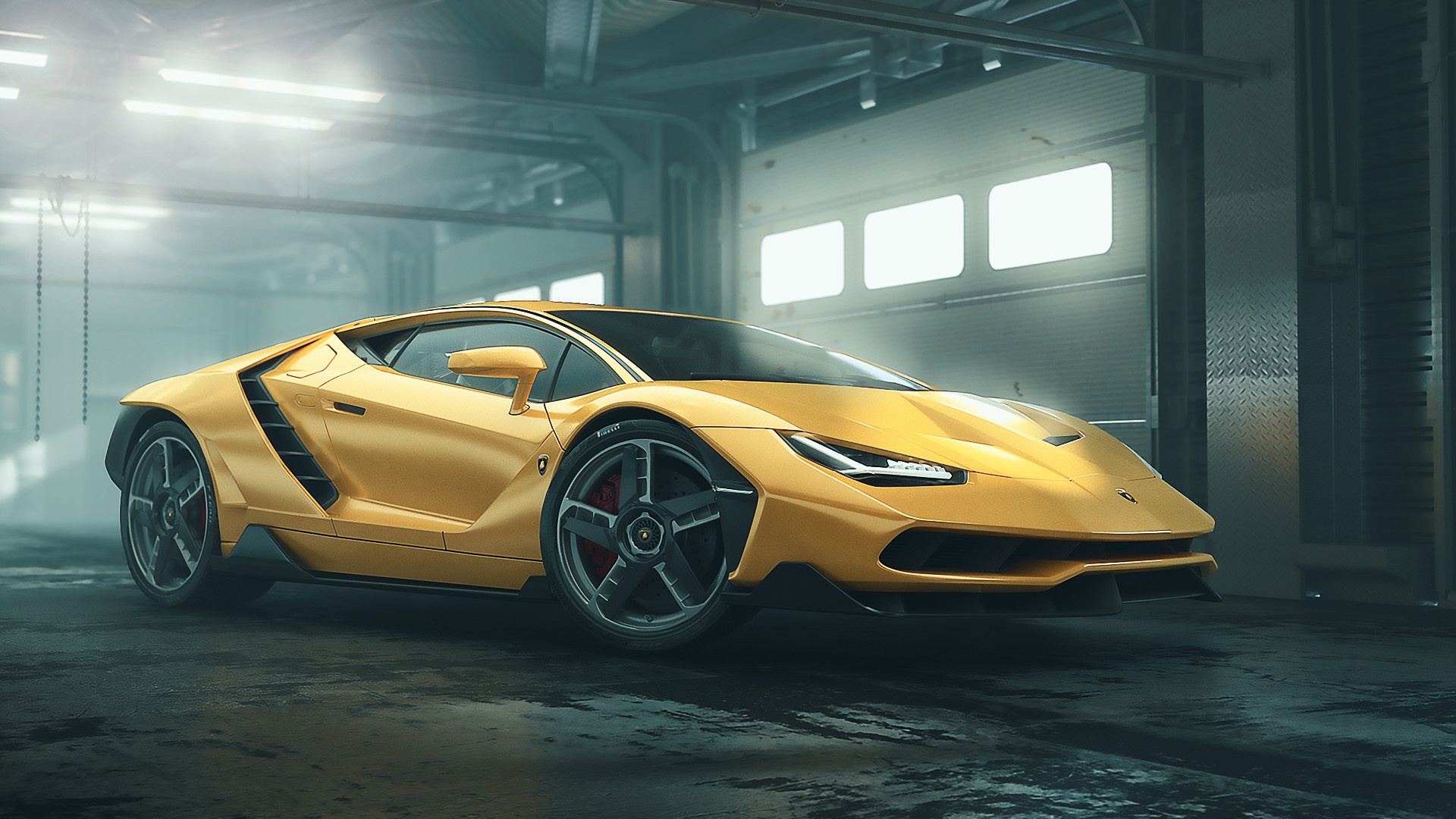 Lamborghini Centenario белая