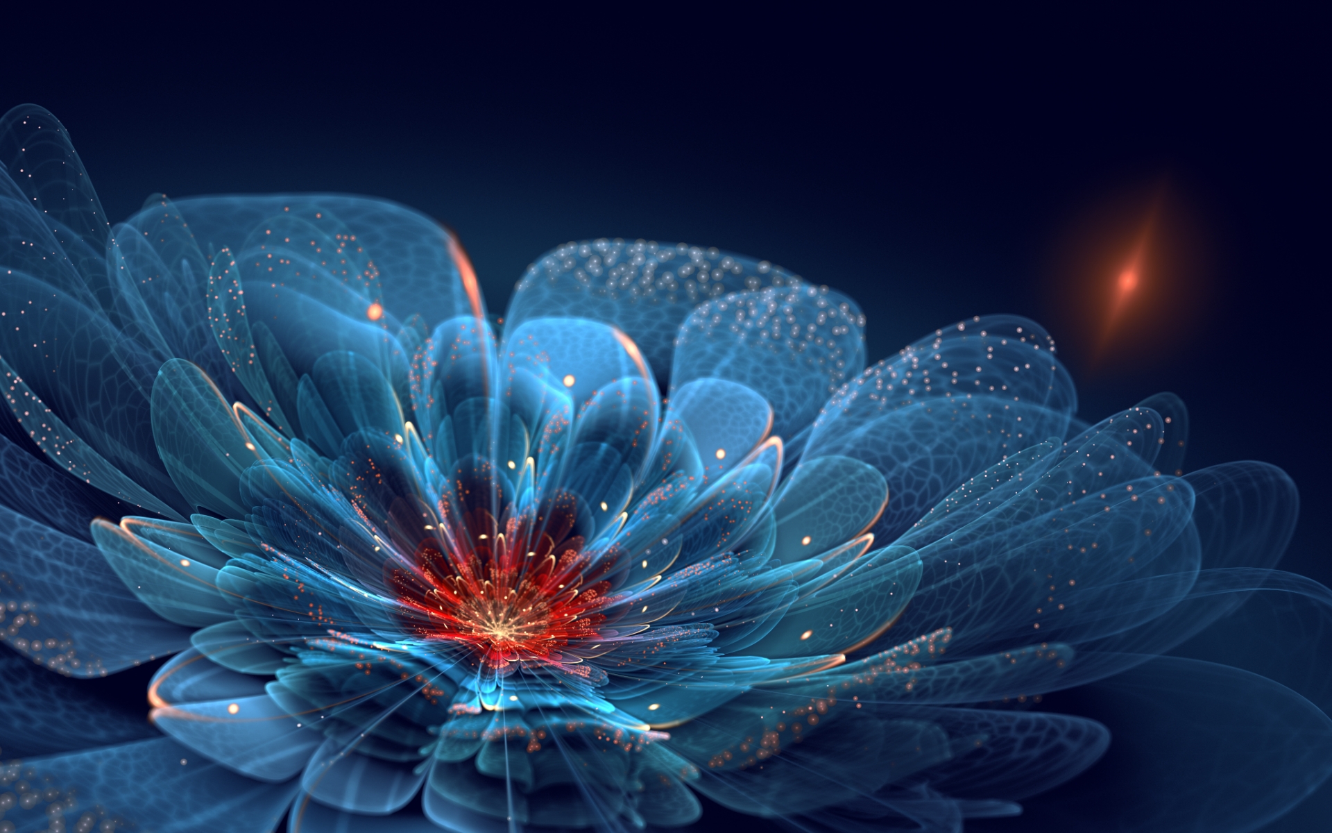 background, flowers, blue Smartphone Background