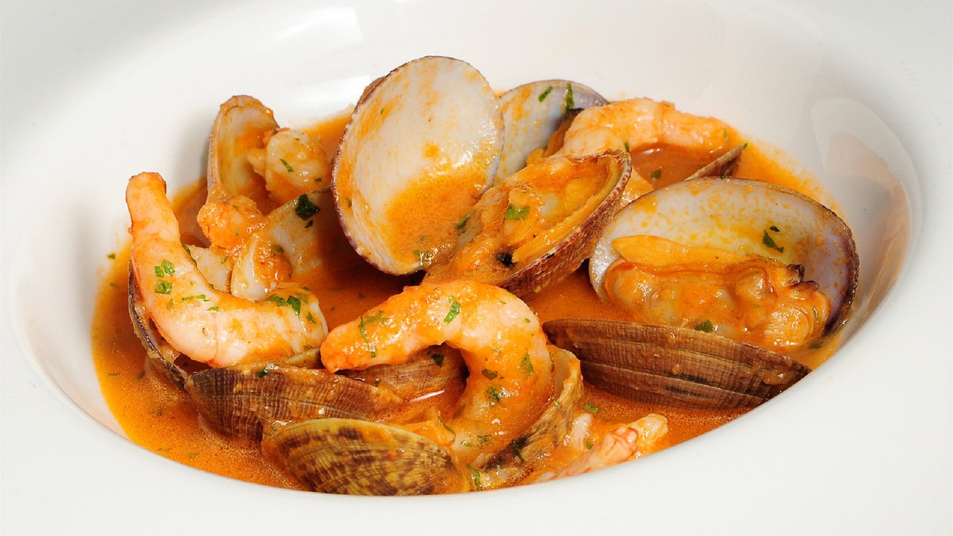 food, soup, clam, shrimp HD wallpaper