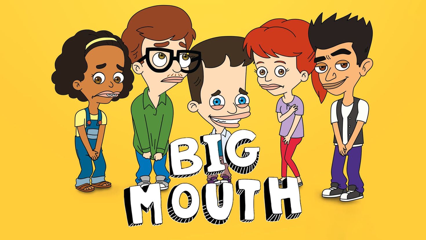 Возраст ник. Big mouth Нетфликс. Большой рот мультсериал Эндрю. Big mouth мультсериал. Большой рот мультик персонажи.