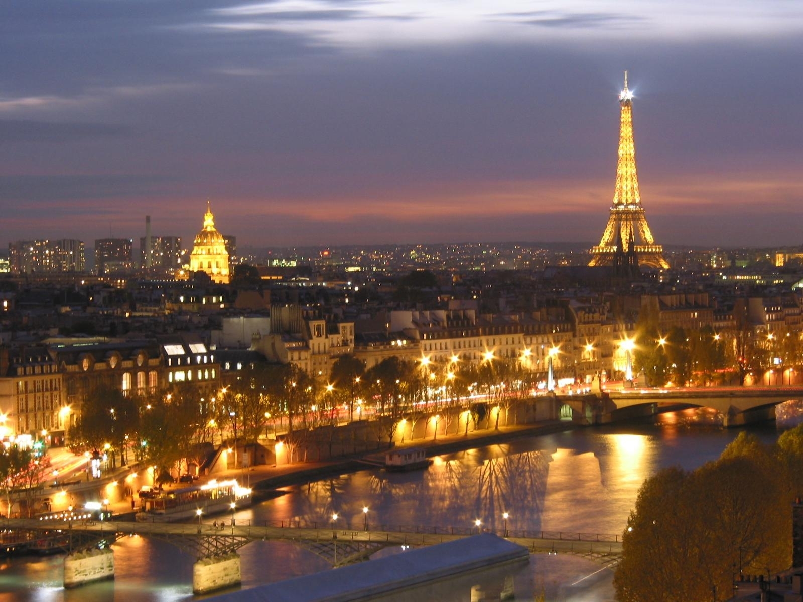 Скачать обои бесплатно Пейзаж, Архитектура, Города, Эйфелева Башня, Париж картинка на рабочий стол ПК